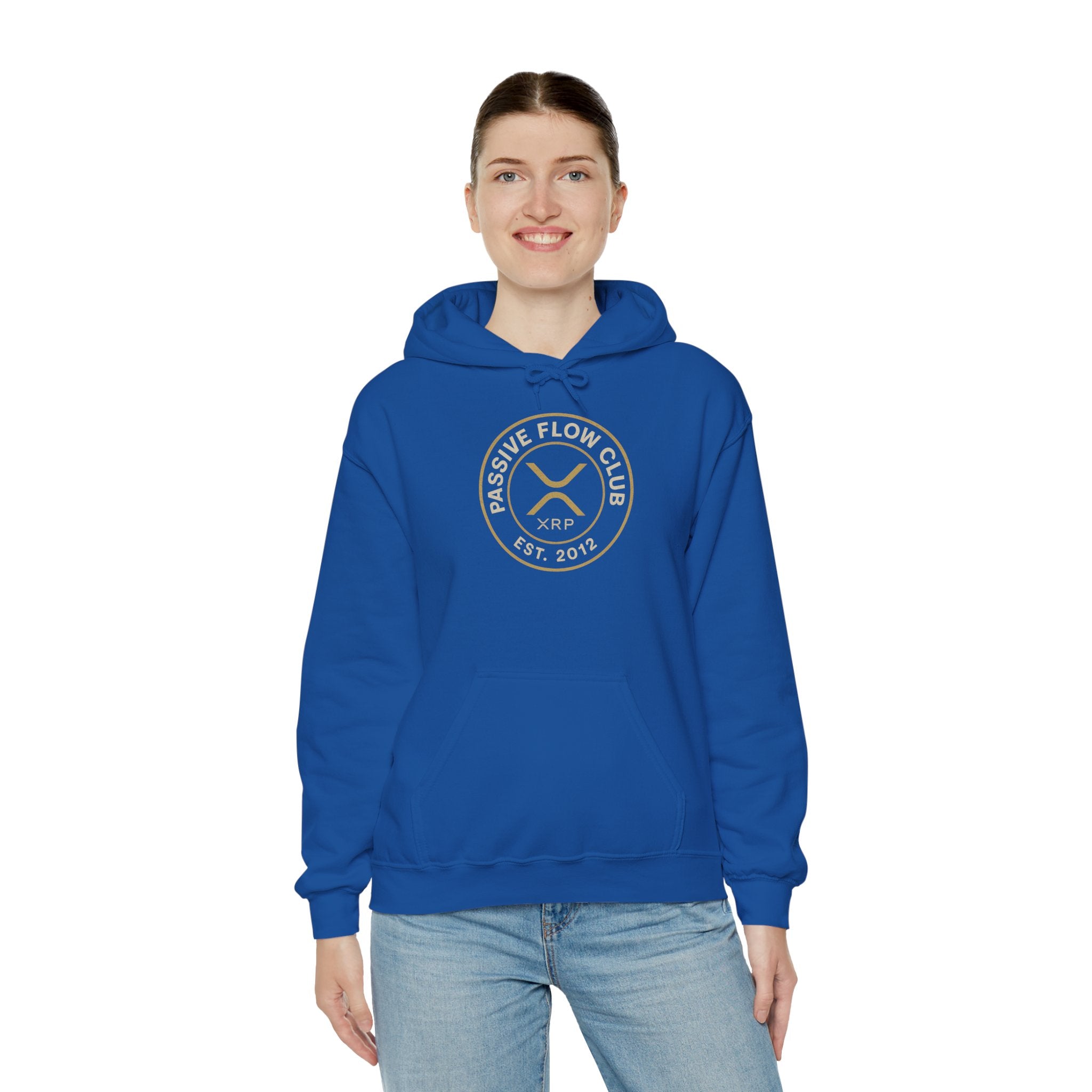 Hoodie — Passive Flow Club Crest Hooded Sweatshirt