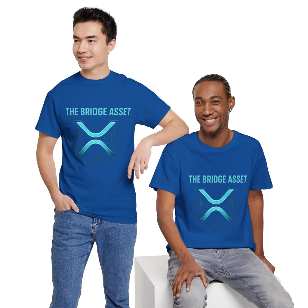 XRP 'The Bridge Asset' Graphic Tee — Crypto Ripple Logo Shirt