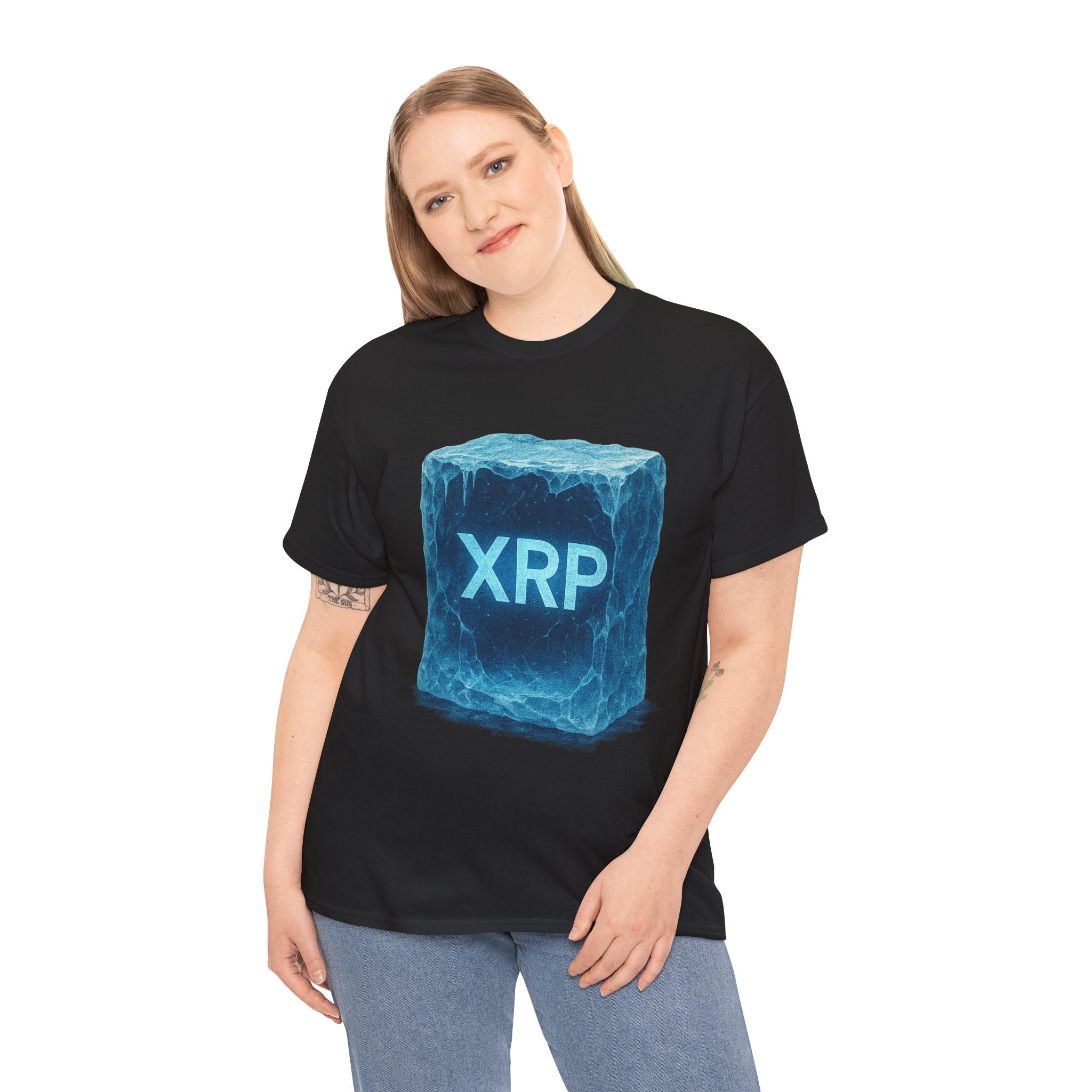 XRP Ice Block Tee — Crypto Ripple Logo T-Shirt