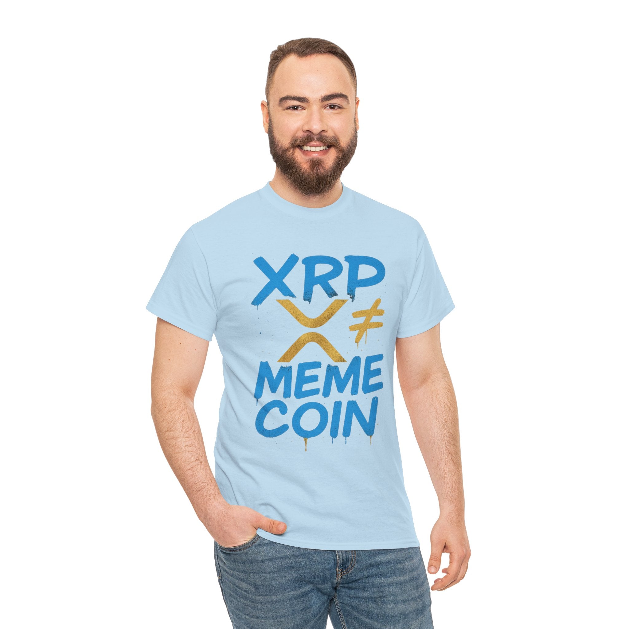 XRP ≠ Meme Coin T‑Shirt — Crypto Advocate Graphic Tee