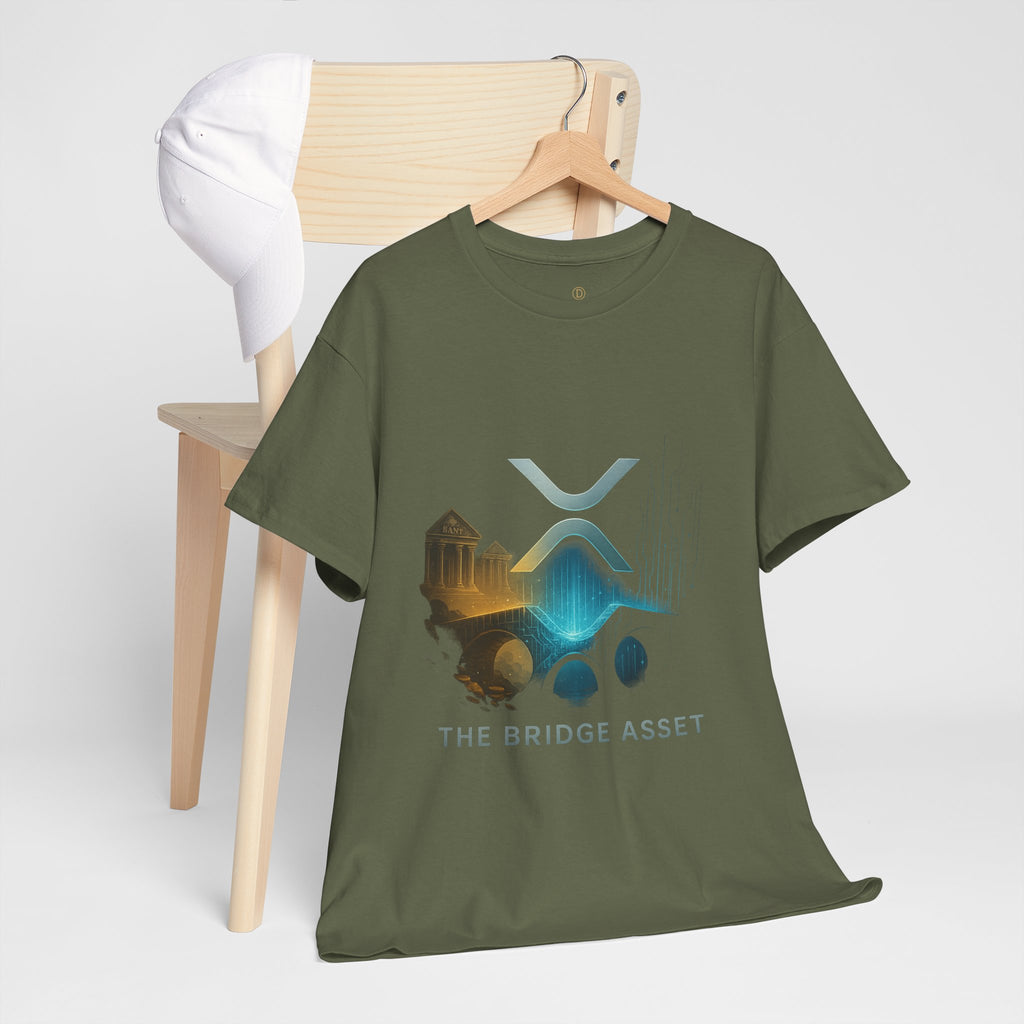 Ripple XRP Crypto Tee — 'The Bridge Asset' Logo T-Shirt