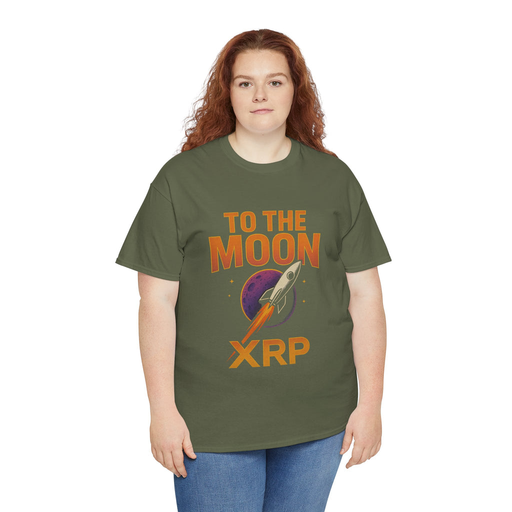 XRP To The Moon Tee — Cryptocurrency Investor Rocket Shirt
