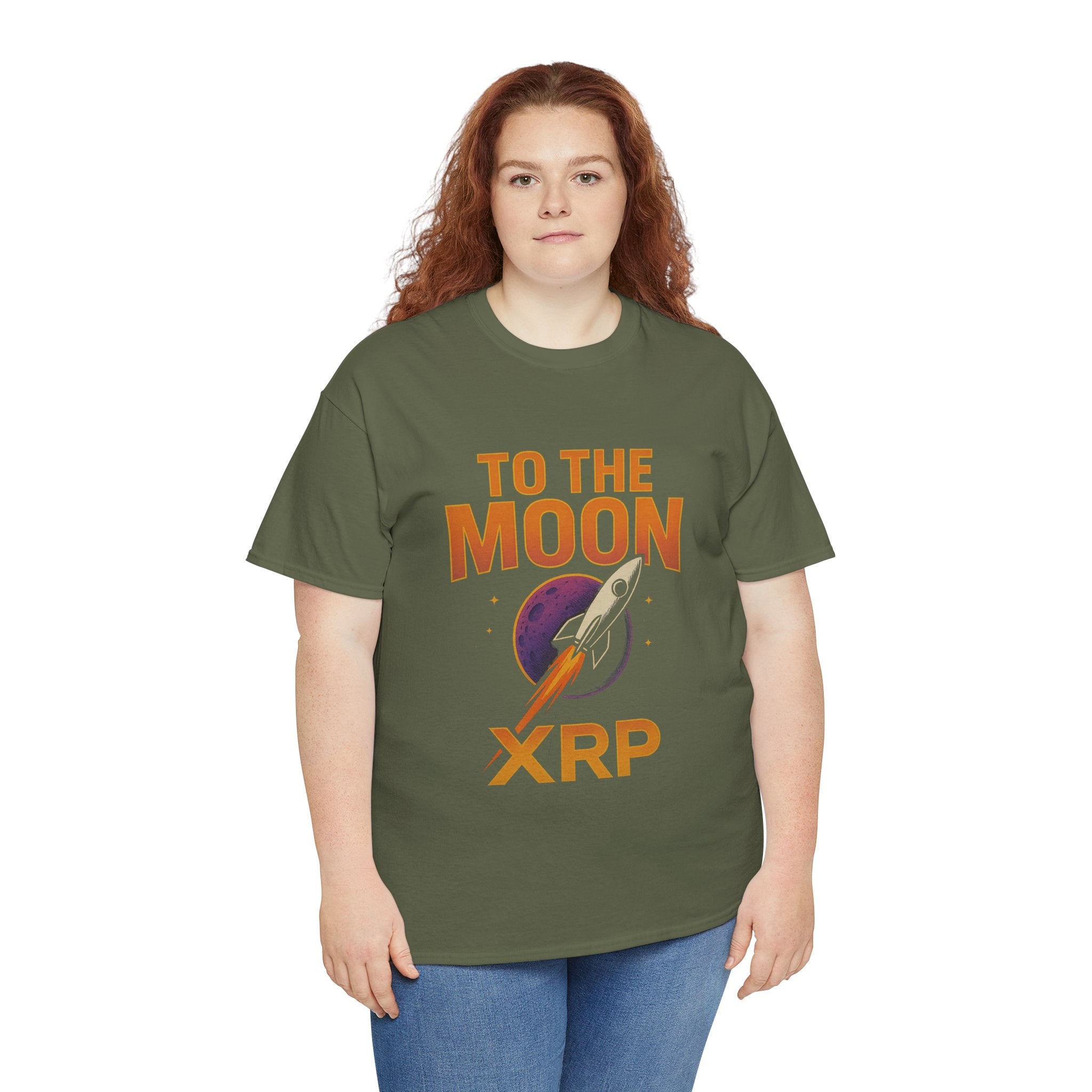 XRP To The Moon Tee — Cryptocurrency Investor Rocket Shirt