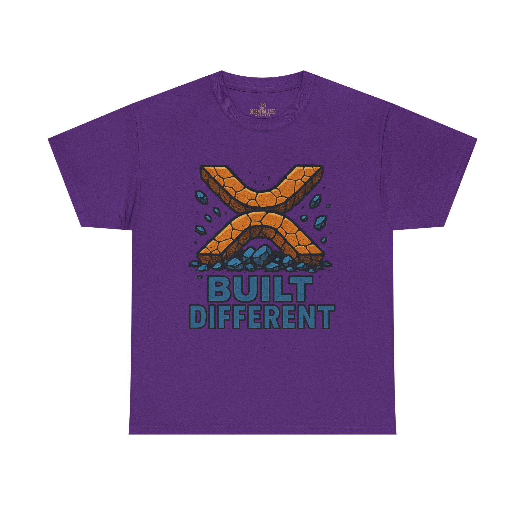 Built Different T-Shirt — Rugged Crypto X Design Tee