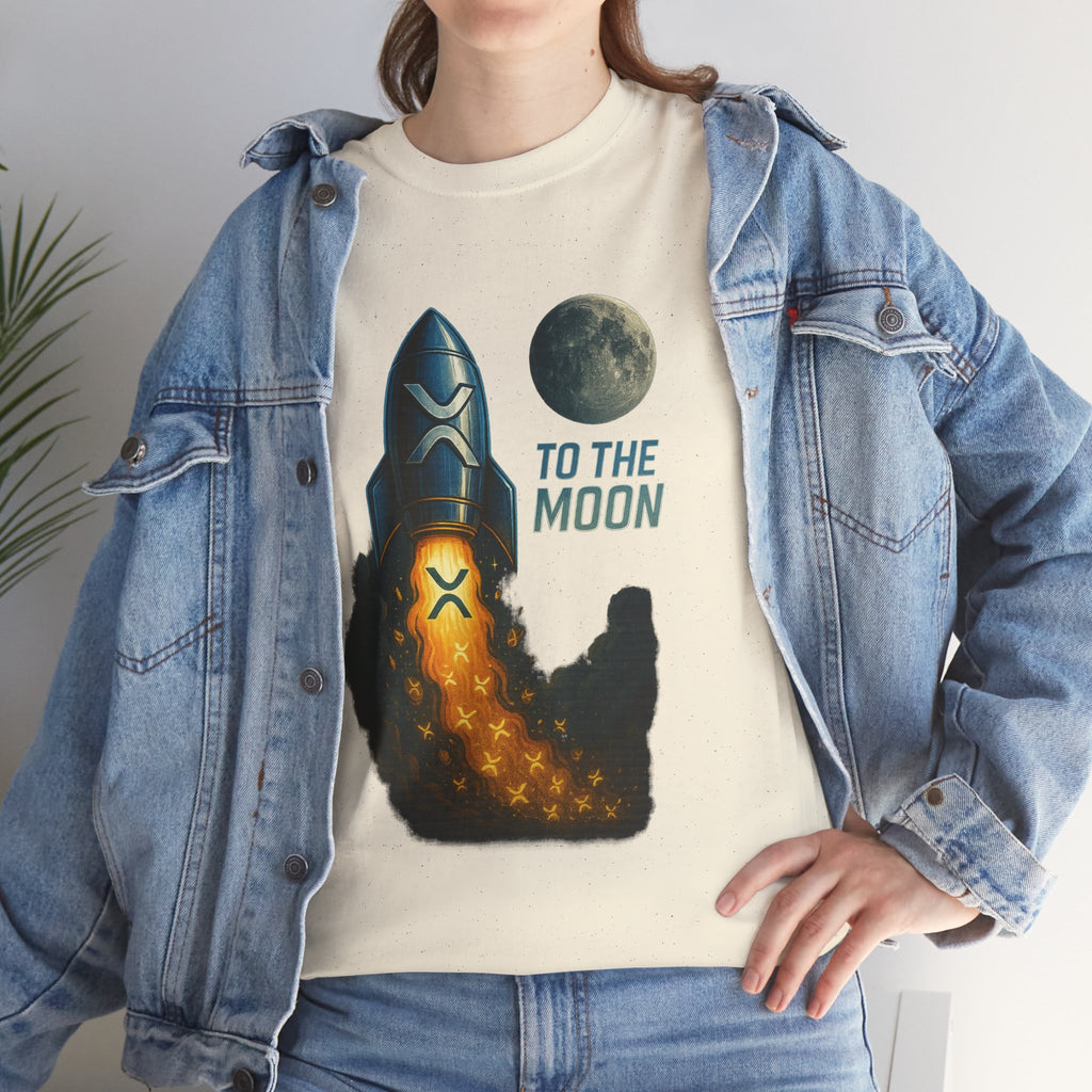 Rocket 'To the Moon' T-Shirt - Space Exploration Graphic Tee