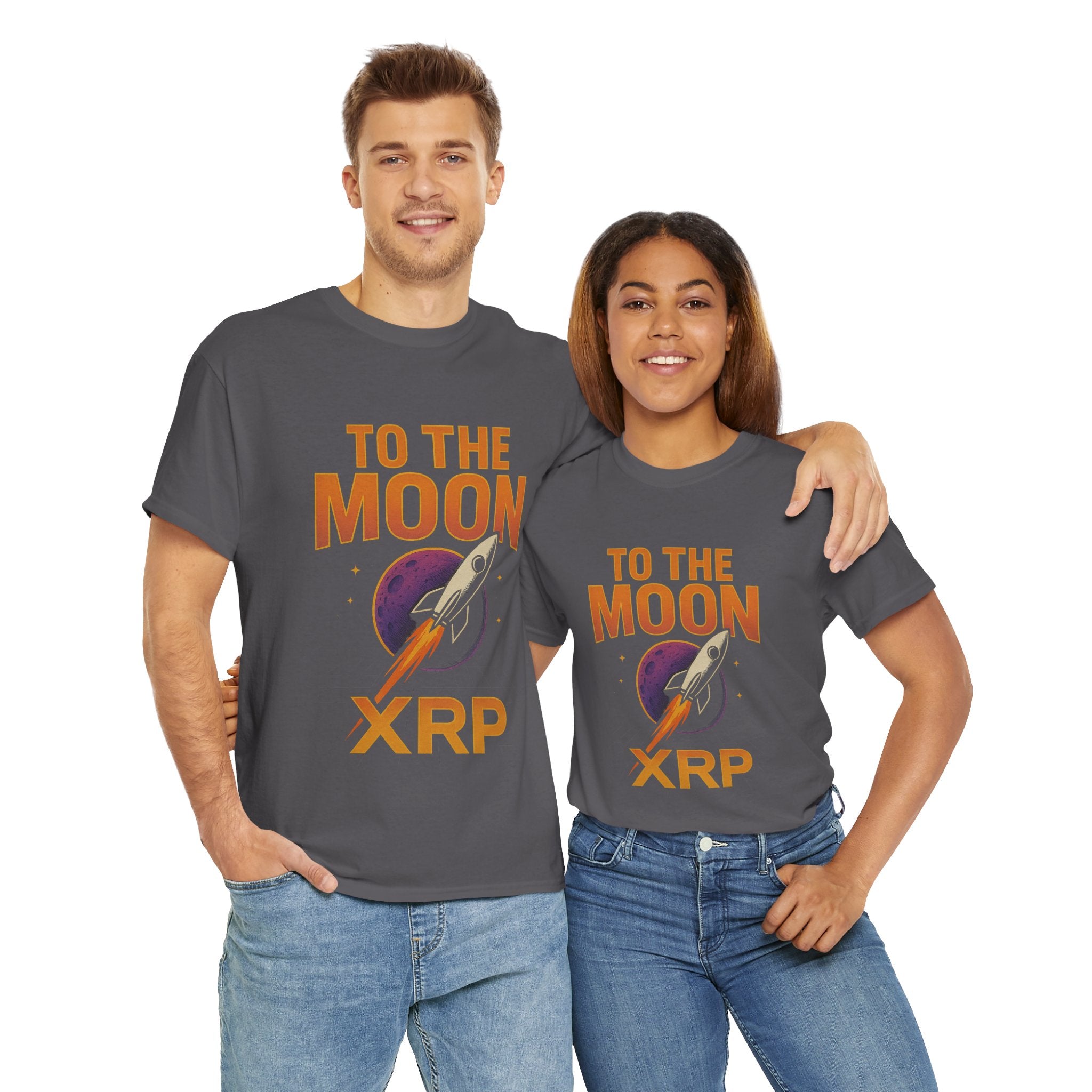 XRP To The Moon Tee — Cryptocurrency Investor Rocket Shirt