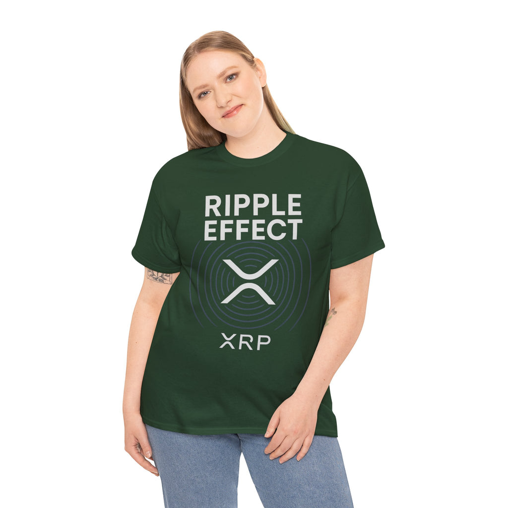 Ripple Effect XRP Tee — Minimal Cryptocurrency Logo T-Shirt