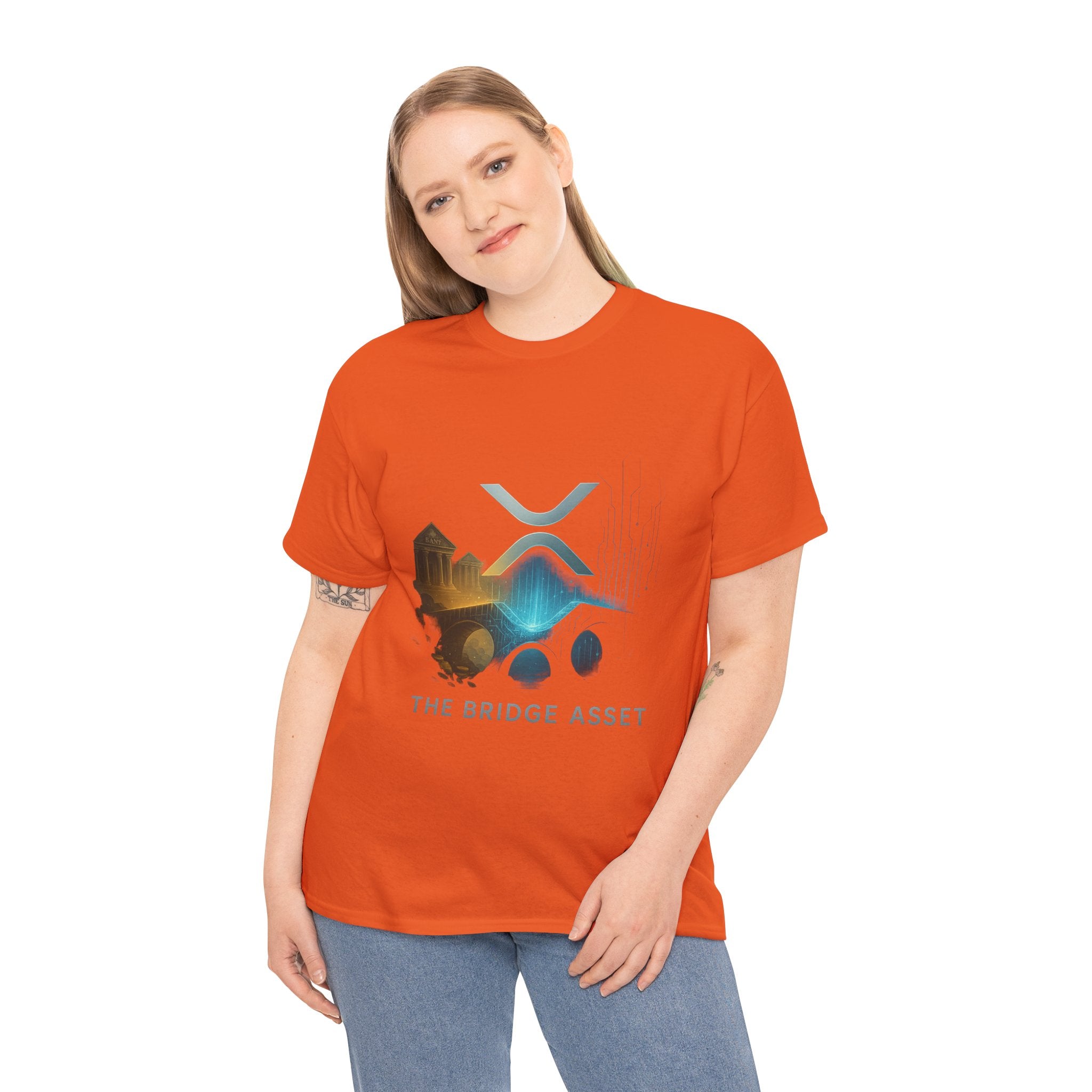 Ripple XRP Crypto Tee — 'The Bridge Asset' Logo T-Shirt