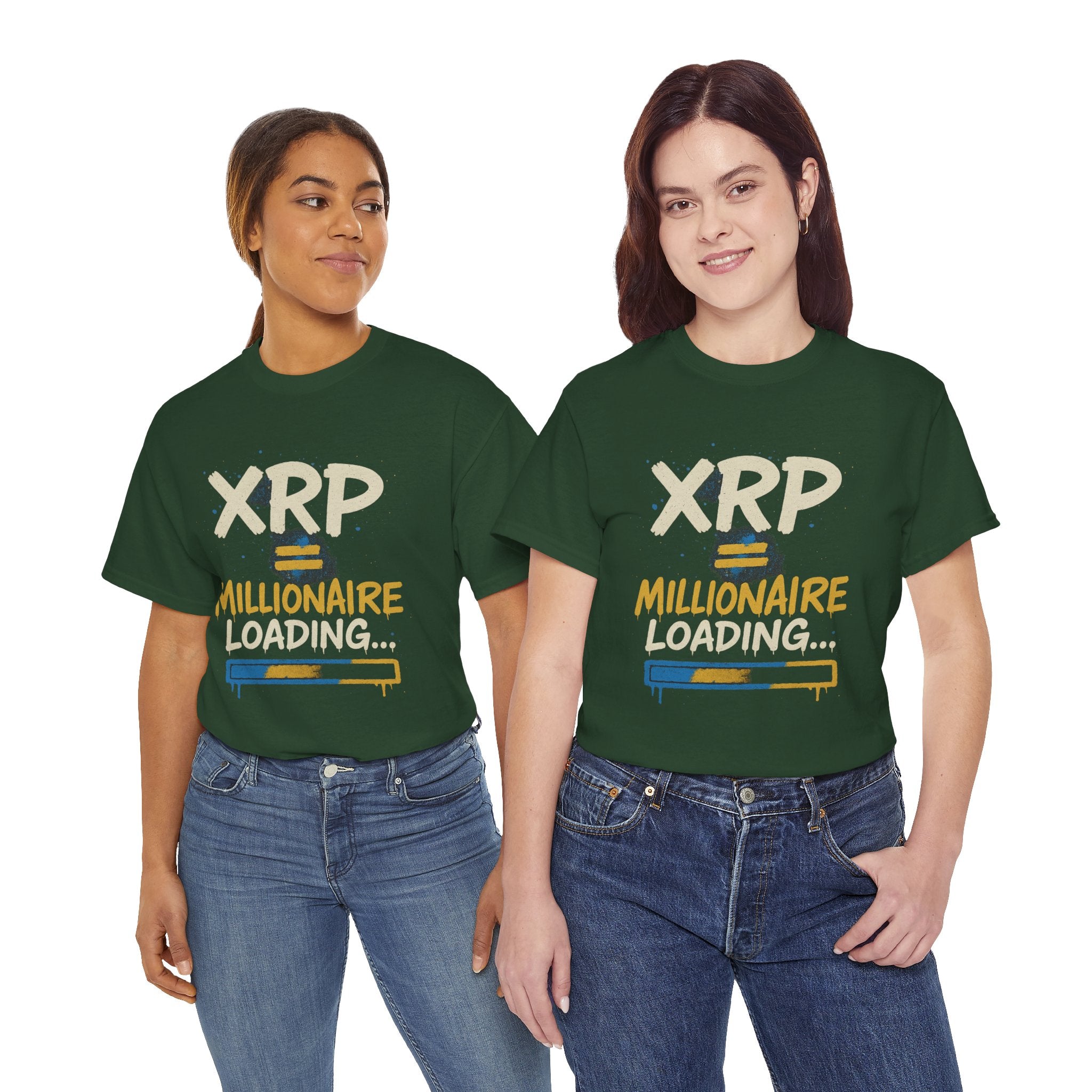 XRP Millionaire Loading T-Shirt — Crypto Investor Progress Tee