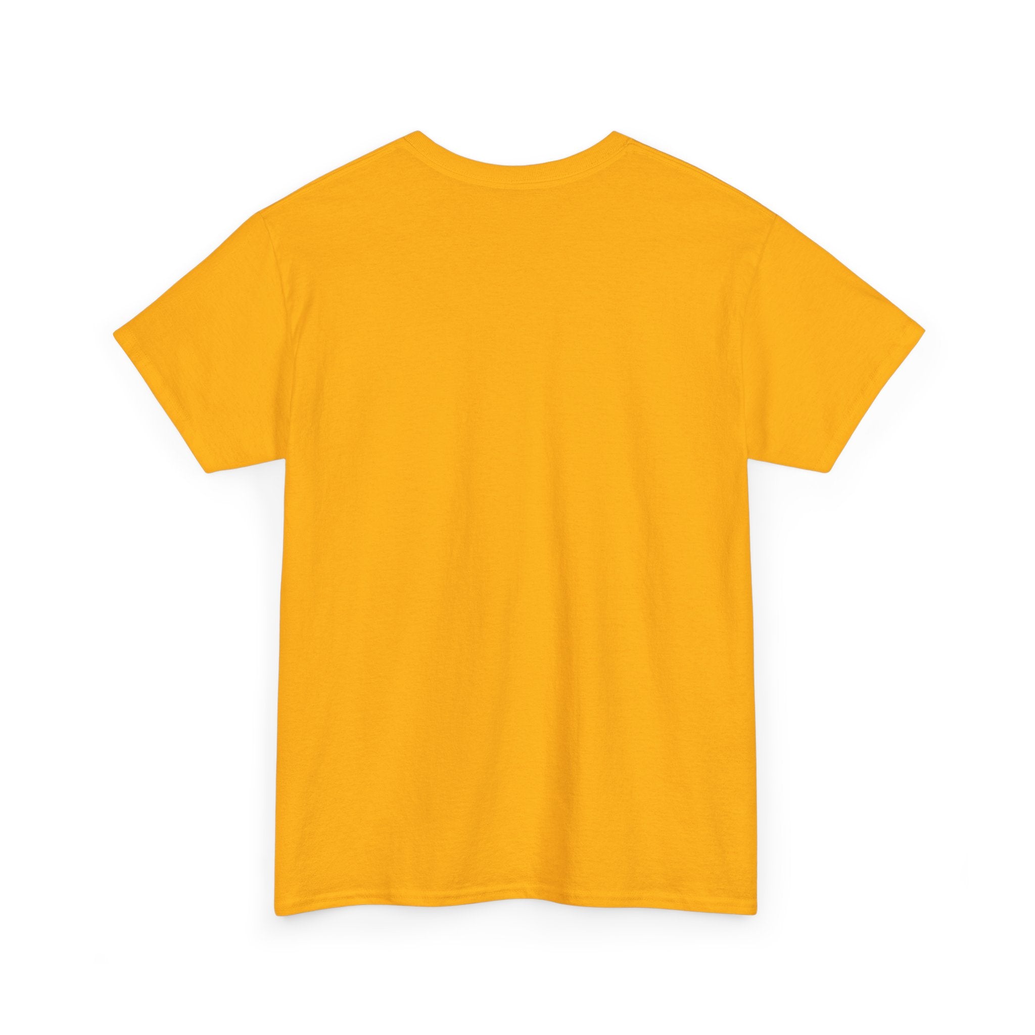 Decentralized Apparel Logo Tee — Gold Emblem Cotton T-Shirt