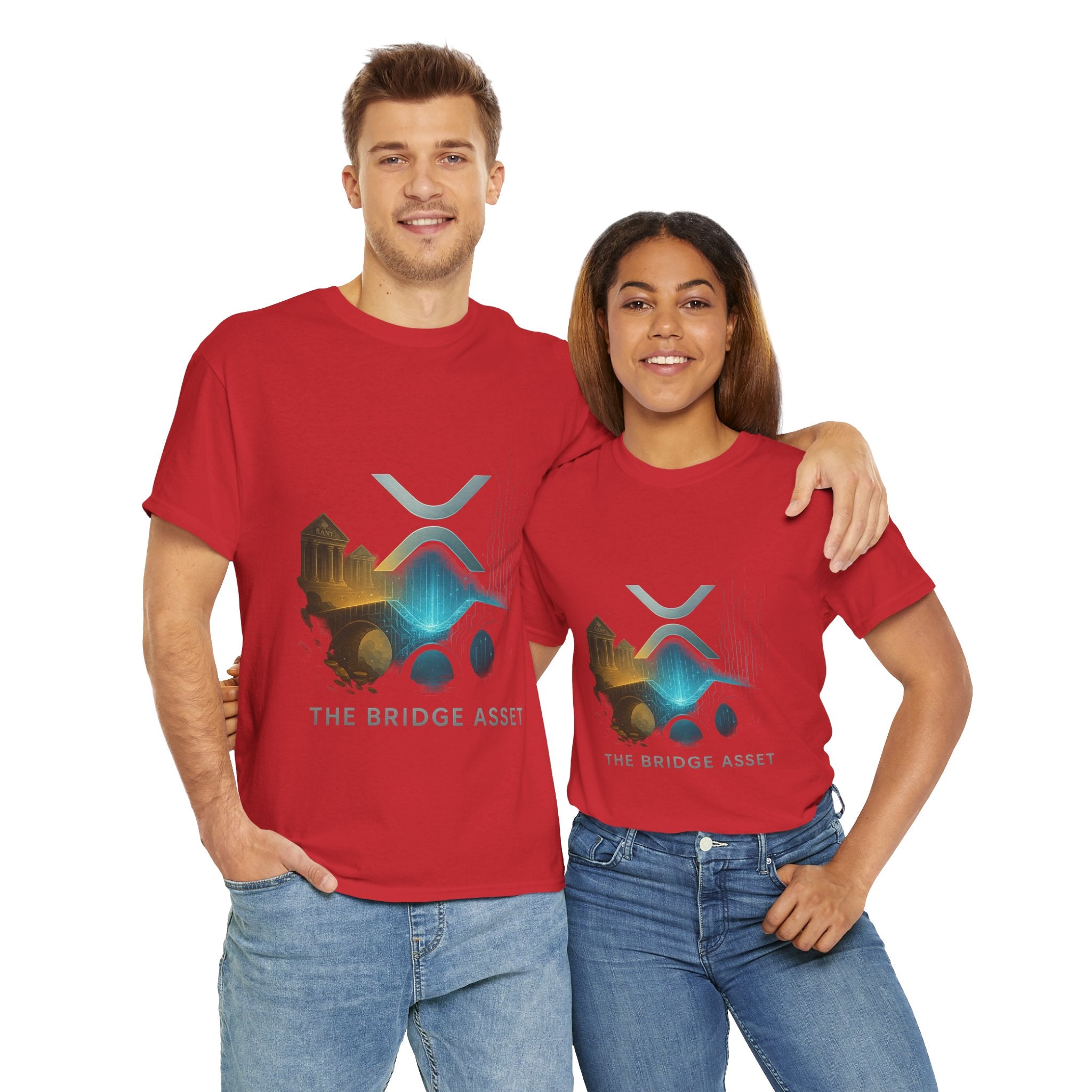 Ripple XRP Crypto Tee — 'The Bridge Asset' Logo T-Shirt