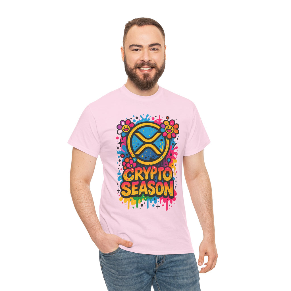 Crypto Season T-Shirt — Colorful Ripple XRP Logo Tee