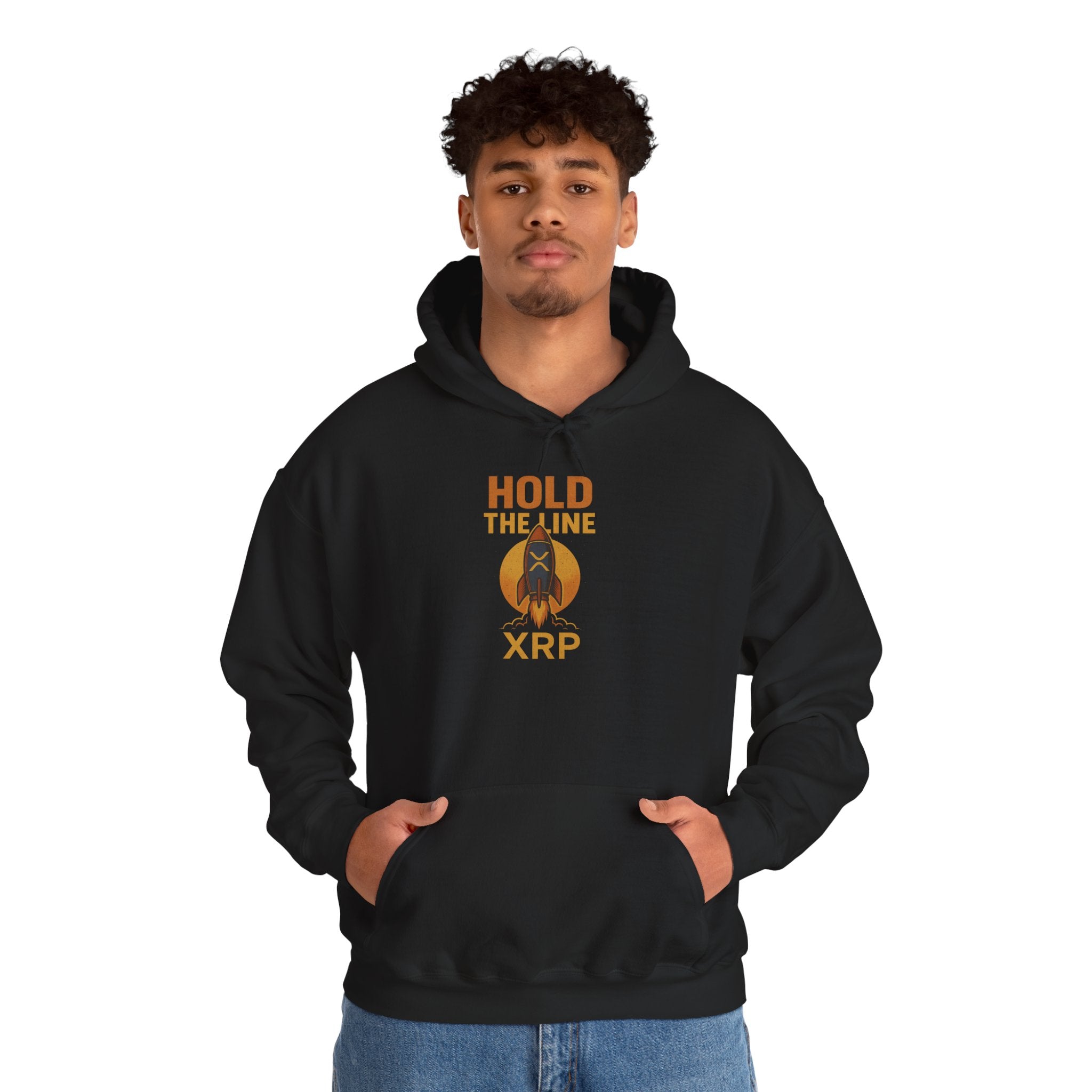 XRP 'Hold the Line' Hoodie — Crypto Supporter Sweatshirt