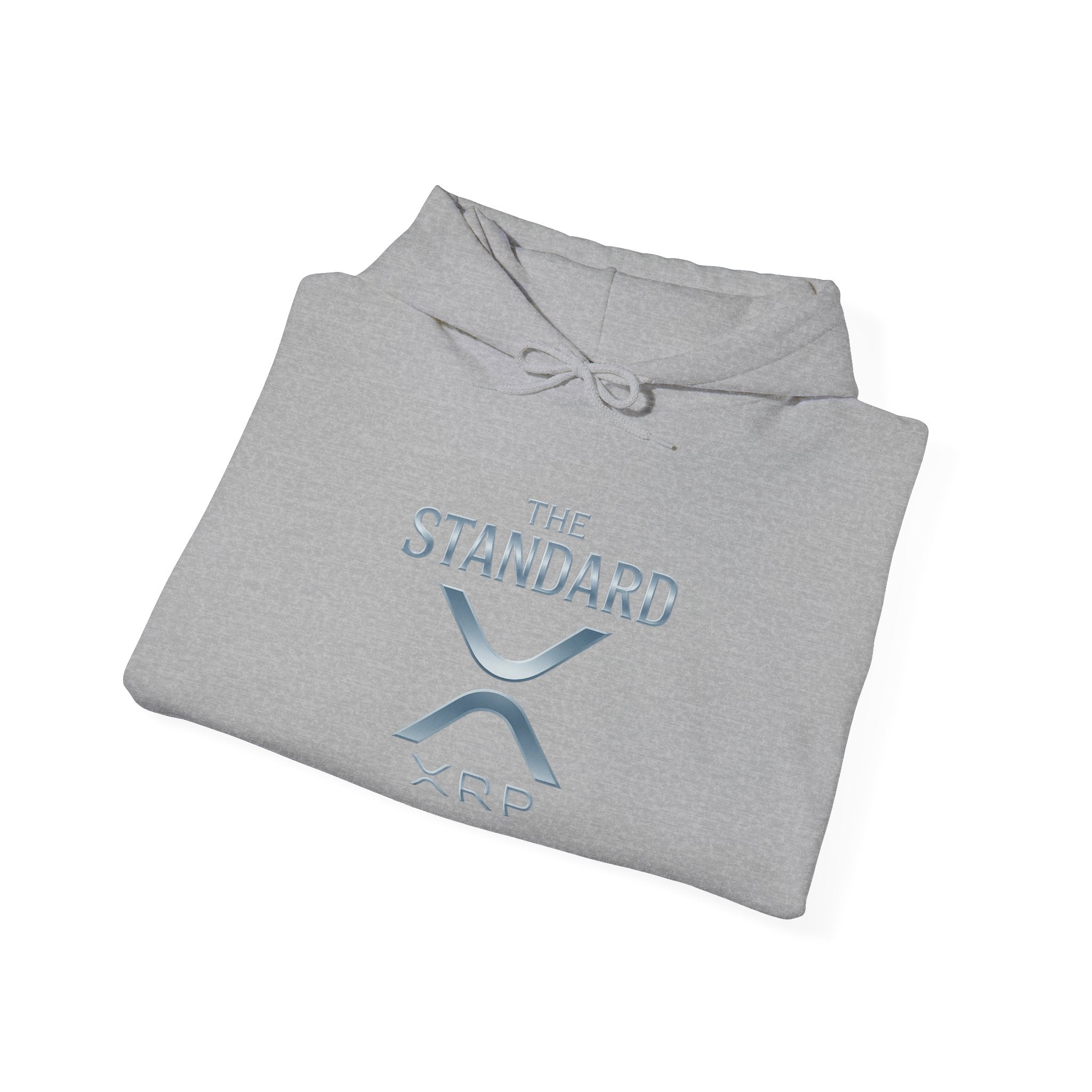 XRP 'The Standard' Logo Hoodie — Crypto Casual Pullover
