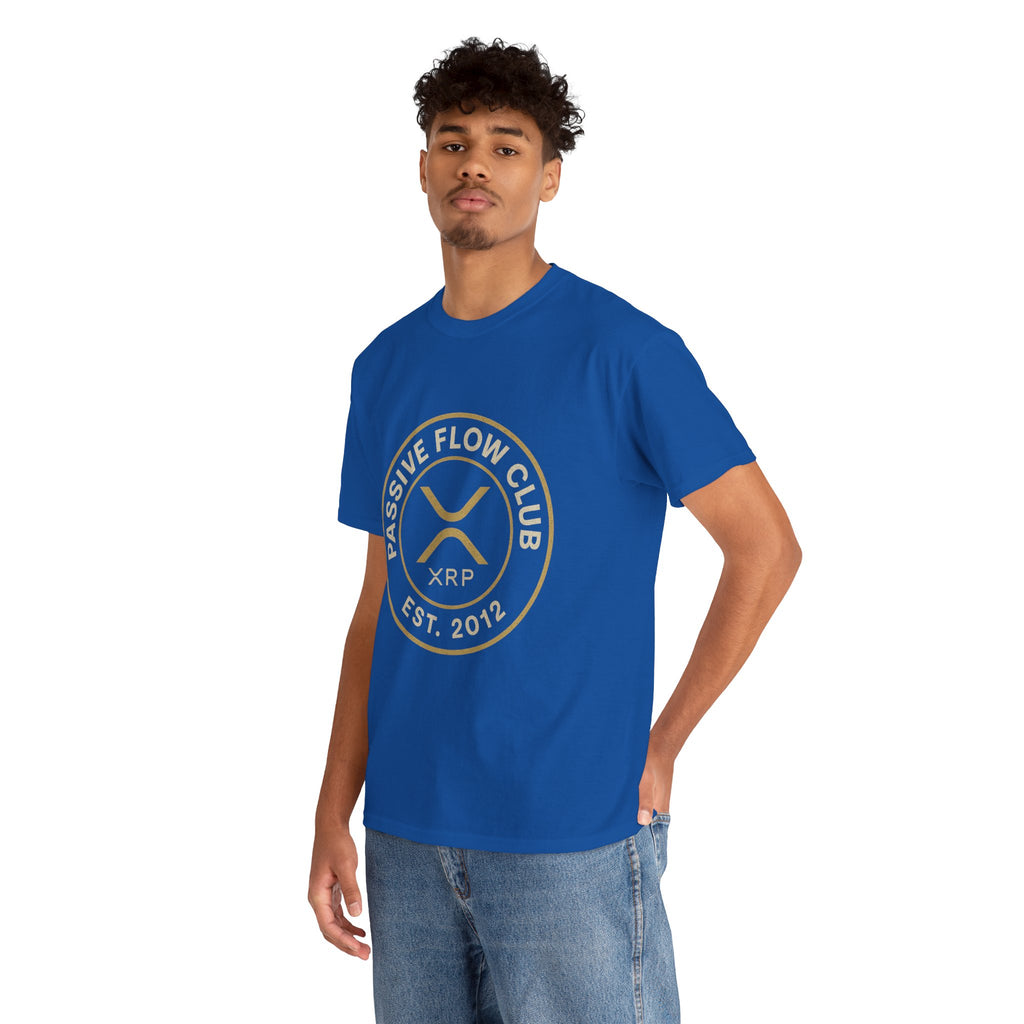 XRP Passive Flow Club T‑Shirt — Crypto Logo Tee (Est. 2012)