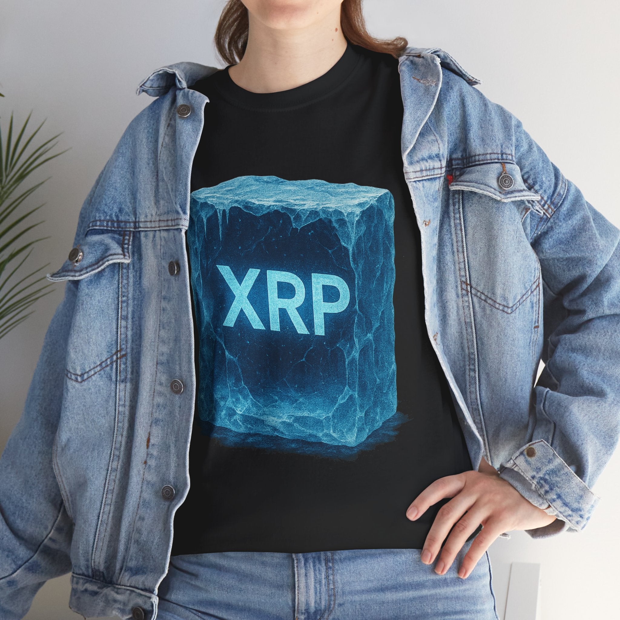 XRP Ice Block Tee — Crypto Ripple Logo T-Shirt