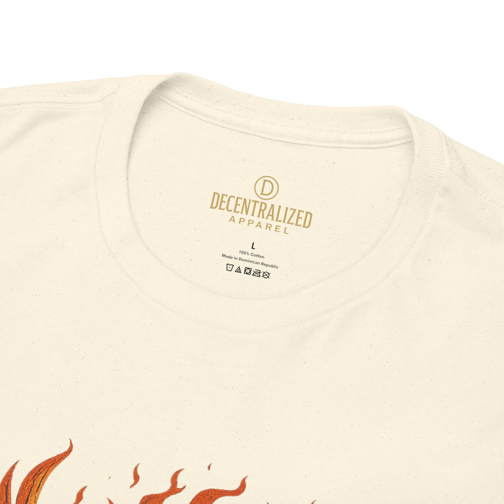 Phoenix Coin T‑Shirt — Fiery Phoenix Crypto Logo Tee