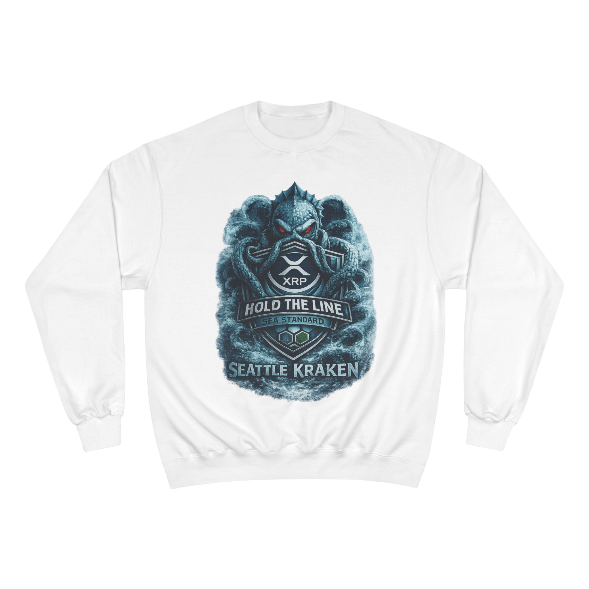 Seattle Kraken Sweatshirt — "Hold The Line" Nautical Graphic Crewneck