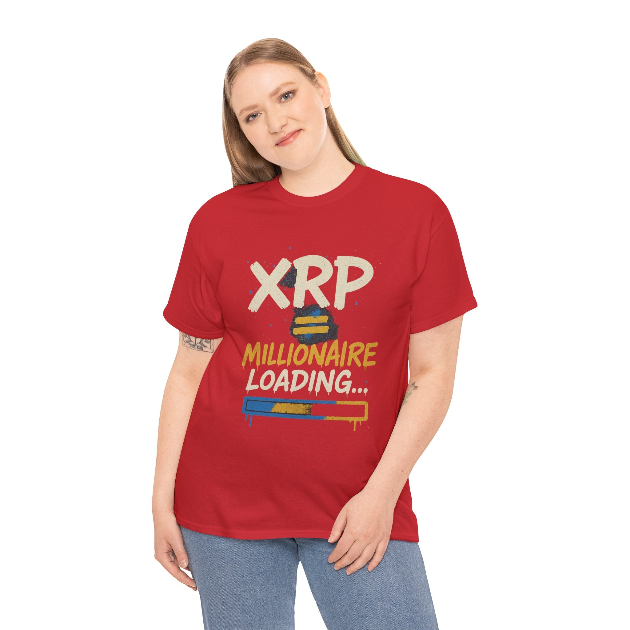 XRP Millionaire Loading T-Shirt — Crypto Investor Progress Tee