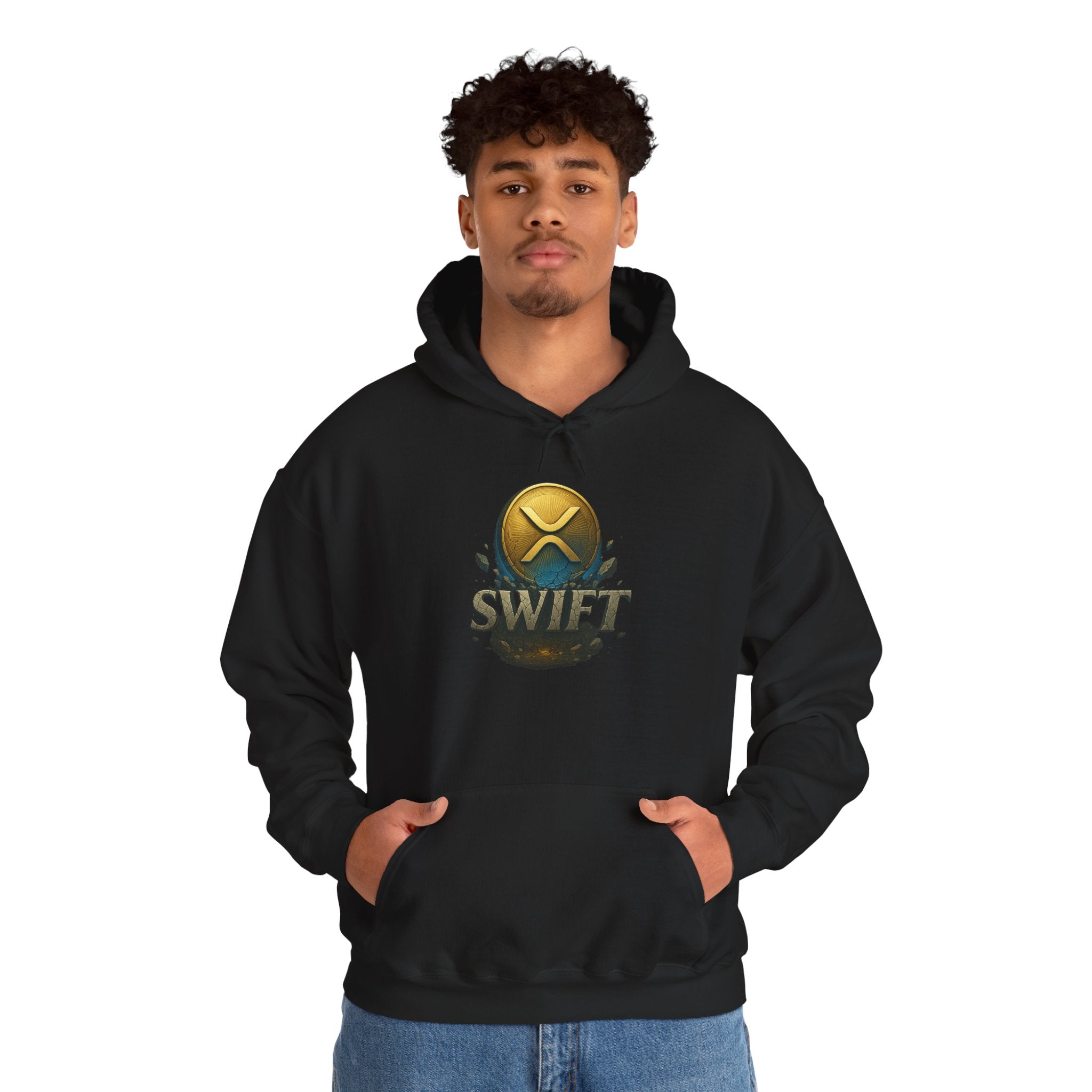 XRP Swell Hoodie — Crypto Ripple Logo Pullover