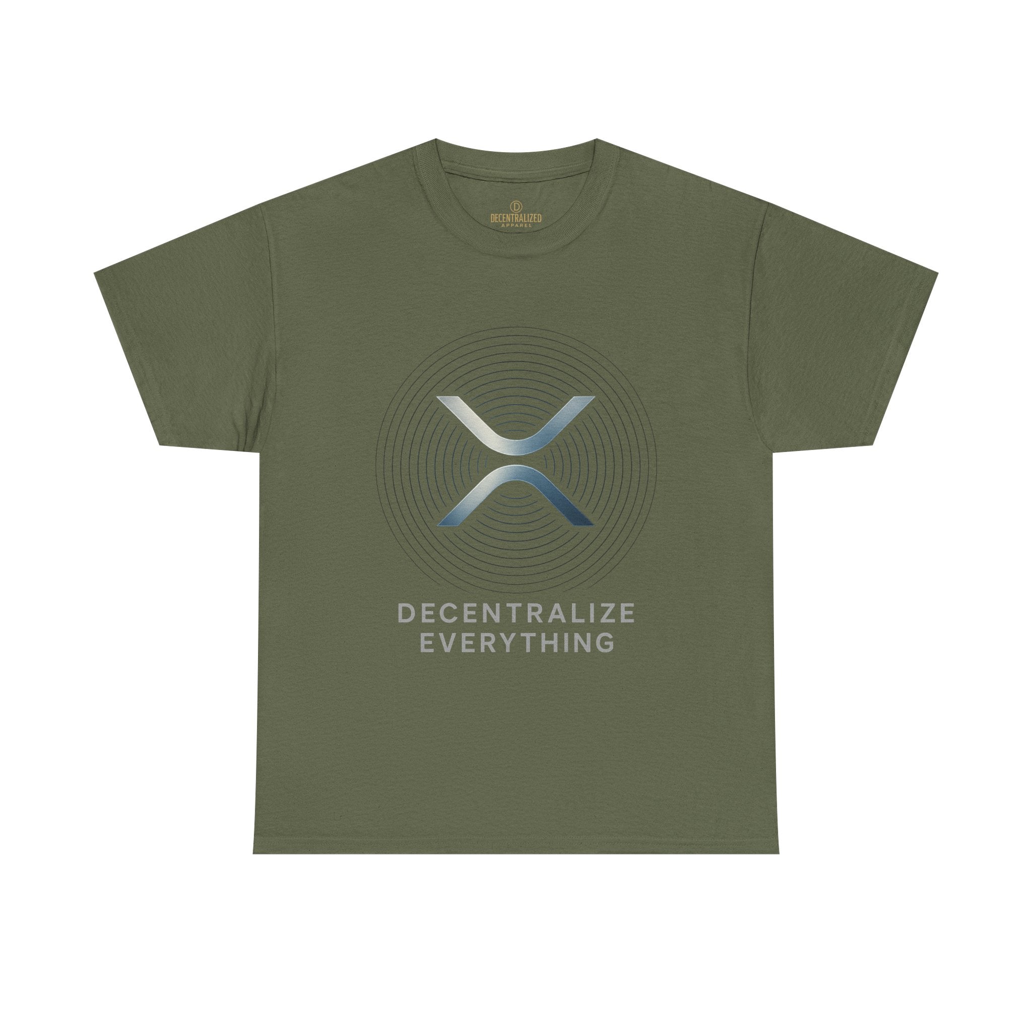 XRP 'Decentralize Everything' Tee - Crypto Logo T-Shirt