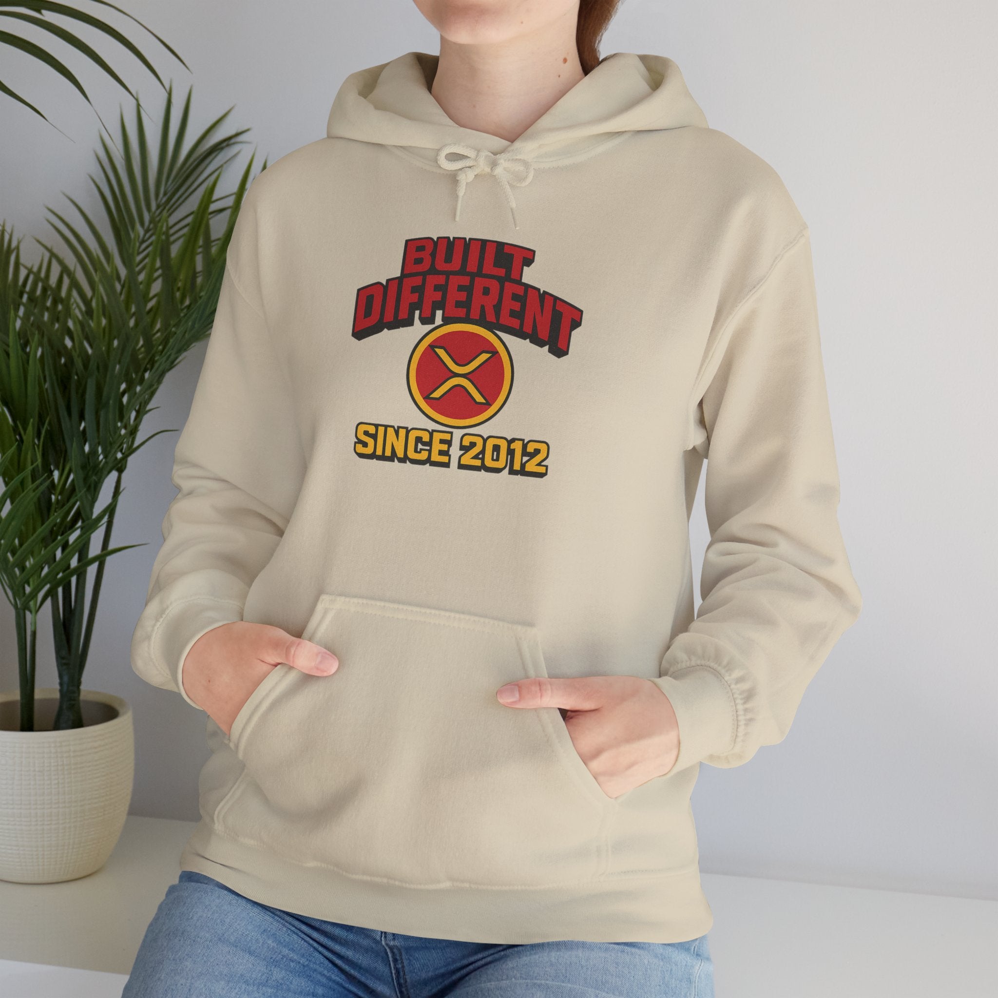 Built Different Hoodie - "Since 2012" Retro Logo Pullover