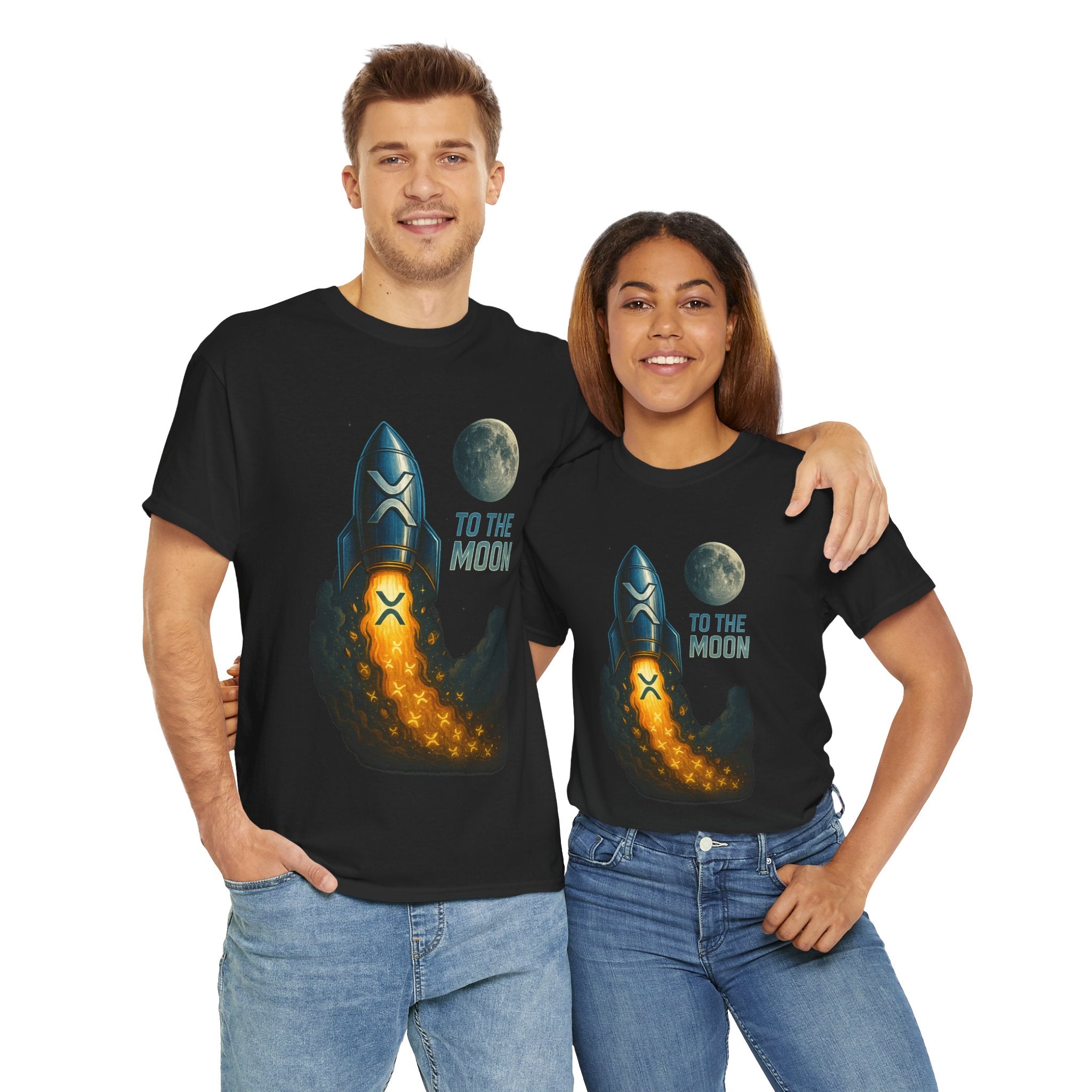 Rocket 'To the Moon' T-Shirt - Space Exploration Graphic Tee