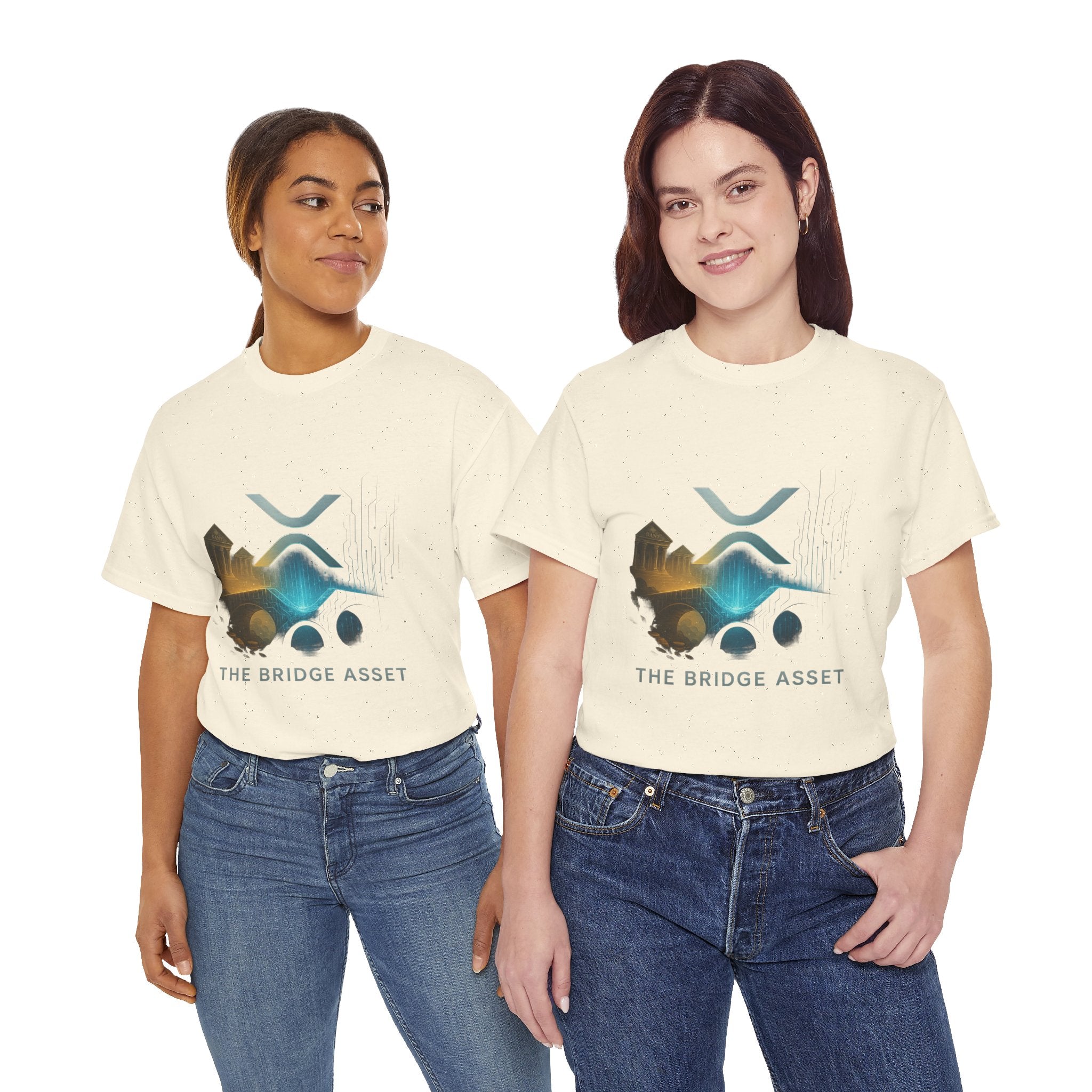 Ripple XRP Crypto Tee — 'The Bridge Asset' Logo T-Shirt