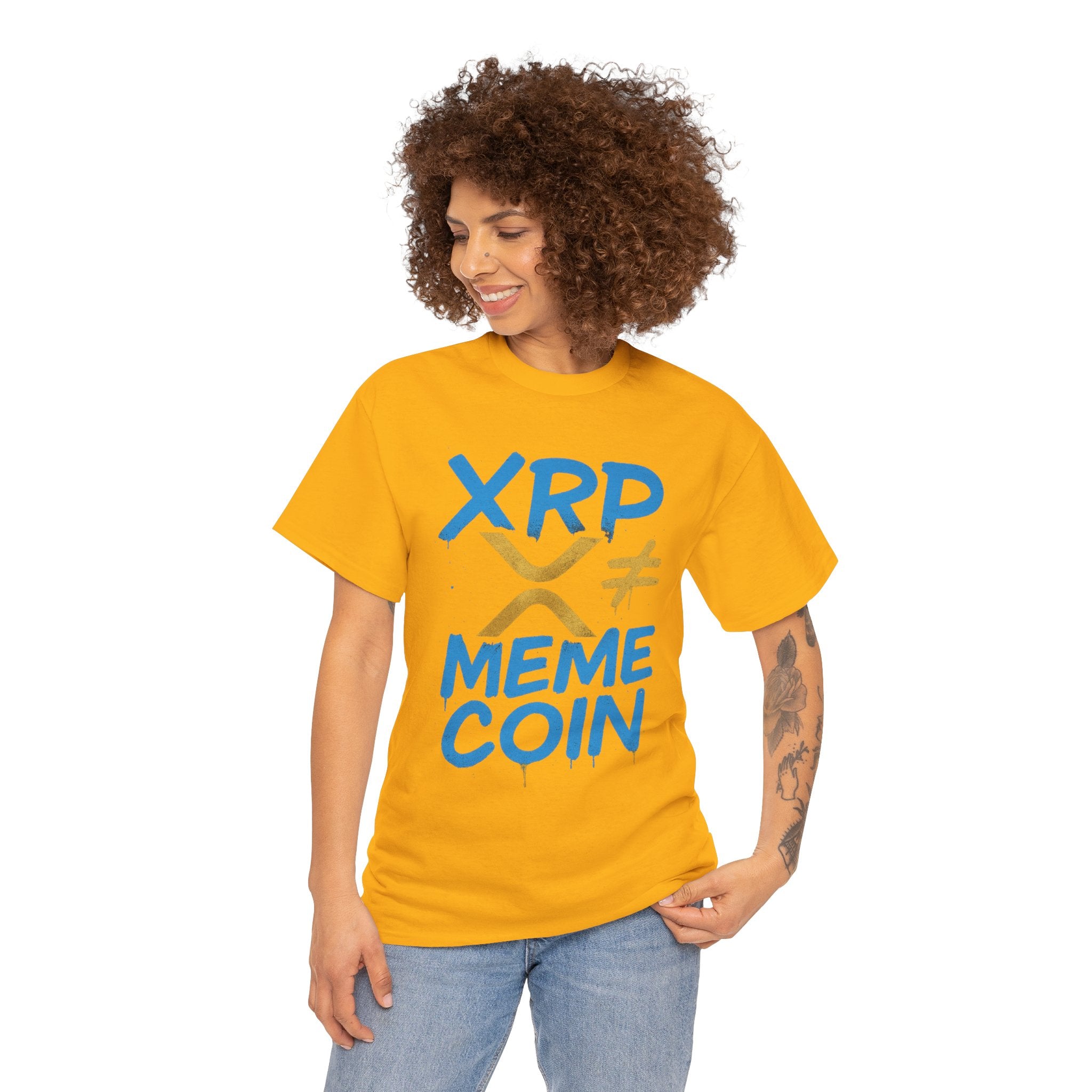 XRP ≠ Meme Coin T‑Shirt — Crypto Advocate Graphic Tee