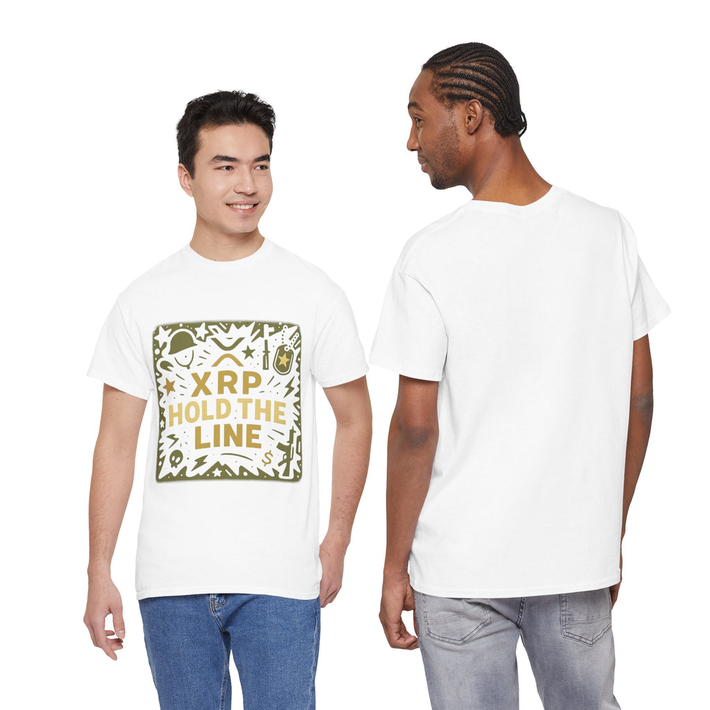 T-Shirt — XRP Hold The Line Crypto Graphic Tee