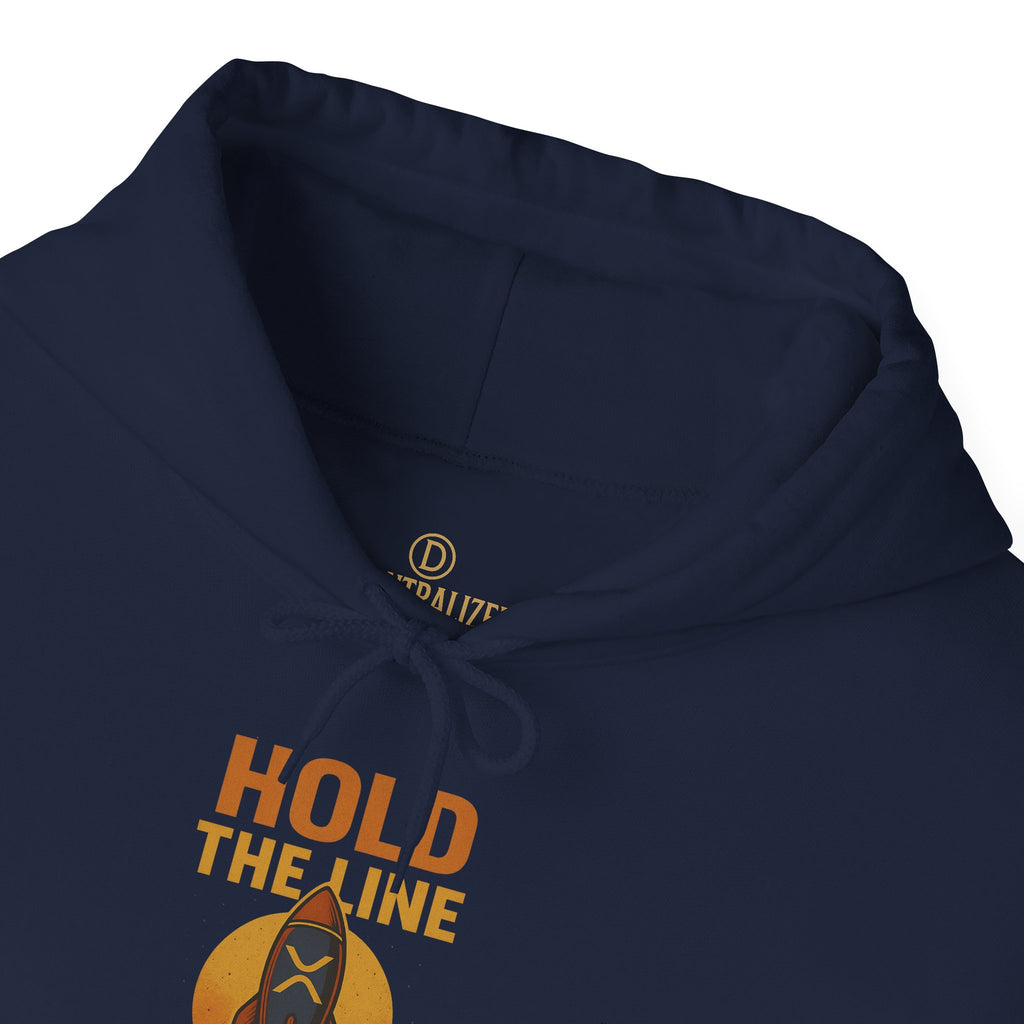 XRP 'Hold the Line' Hoodie — Crypto Supporter Sweatshirt