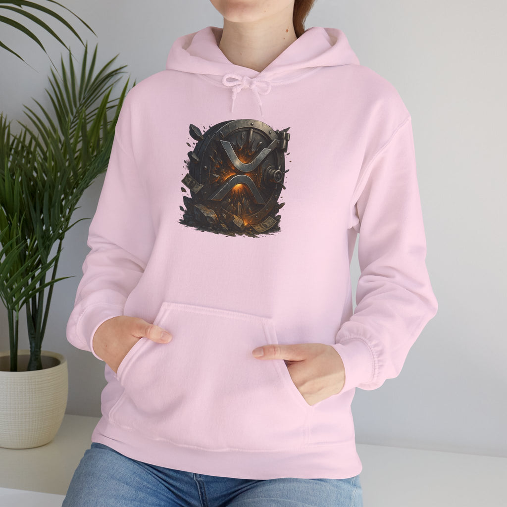 Viking Shield & Helmet Hoodie — Norse Warrior Graphic Sweatshirt