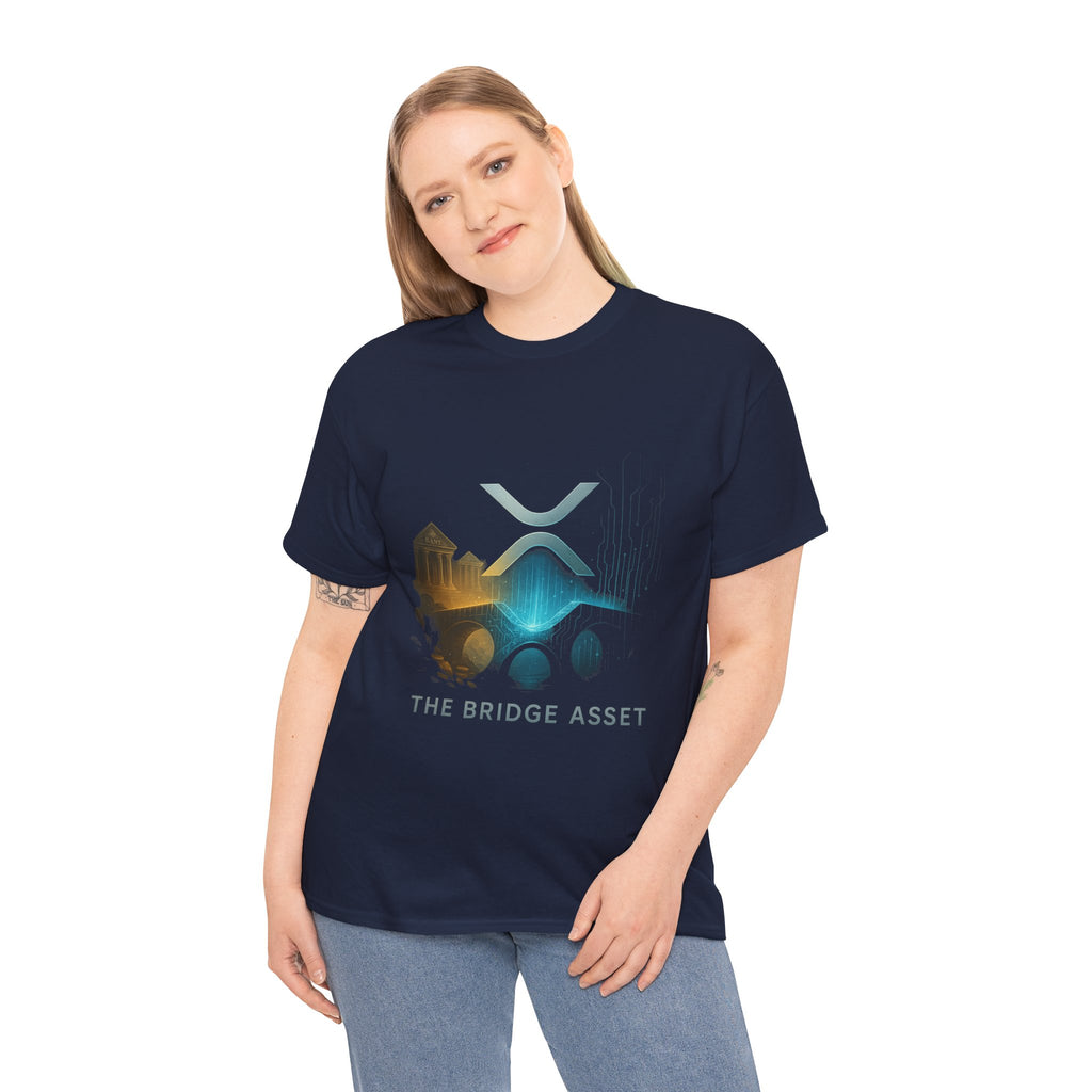 Ripple XRP Crypto Tee — 'The Bridge Asset' Logo T-Shirt