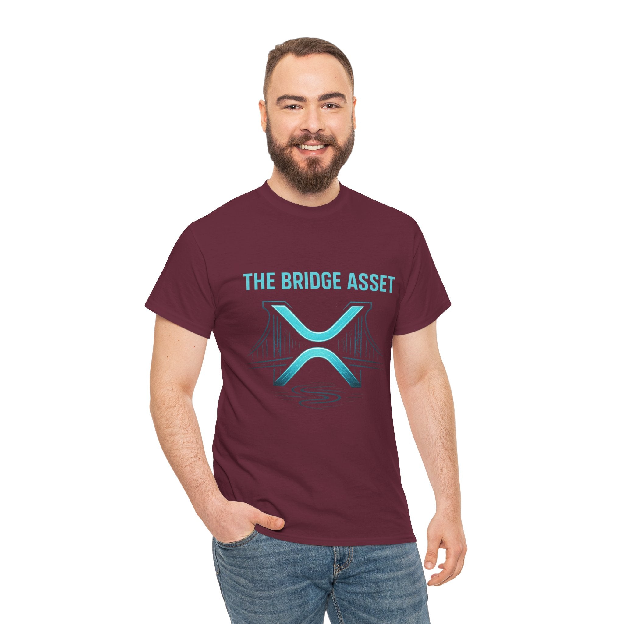 XRP 'The Bridge Asset' Graphic Tee — Crypto Ripple Logo Shirt