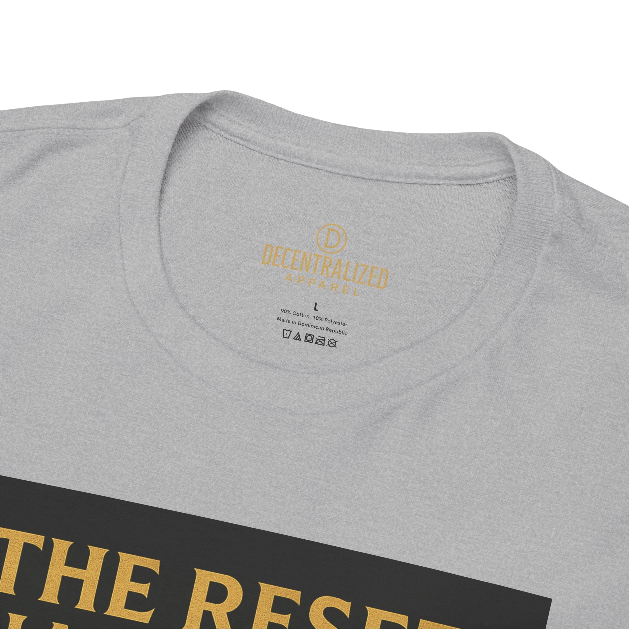 XRP Crypto Tee — "The Reset Has Begun" Bitcoin Alternative Shirt