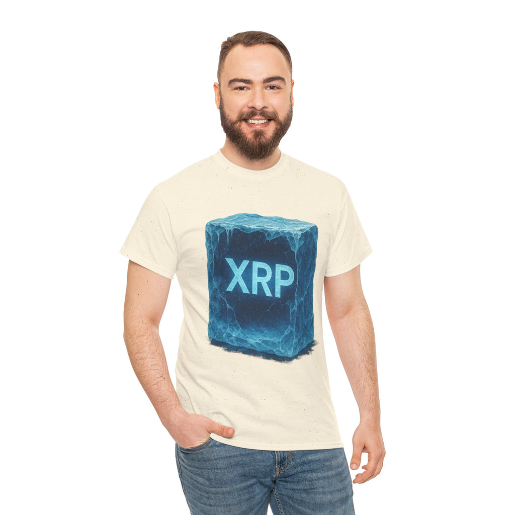 XRP Ice Block Tee — Crypto Ripple Logo T-Shirt