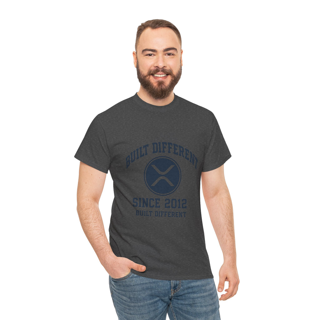 Built Different Since 2012 T-Shirt – Ripple XRP Logo Tee