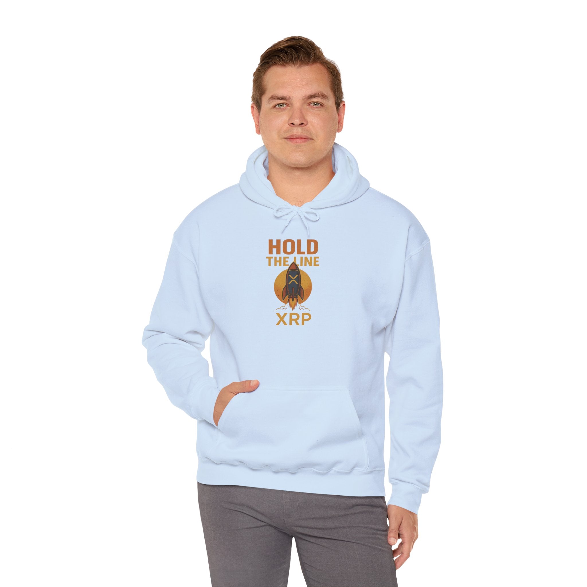 XRP 'Hold the Line' Hoodie — Crypto Supporter Sweatshirt