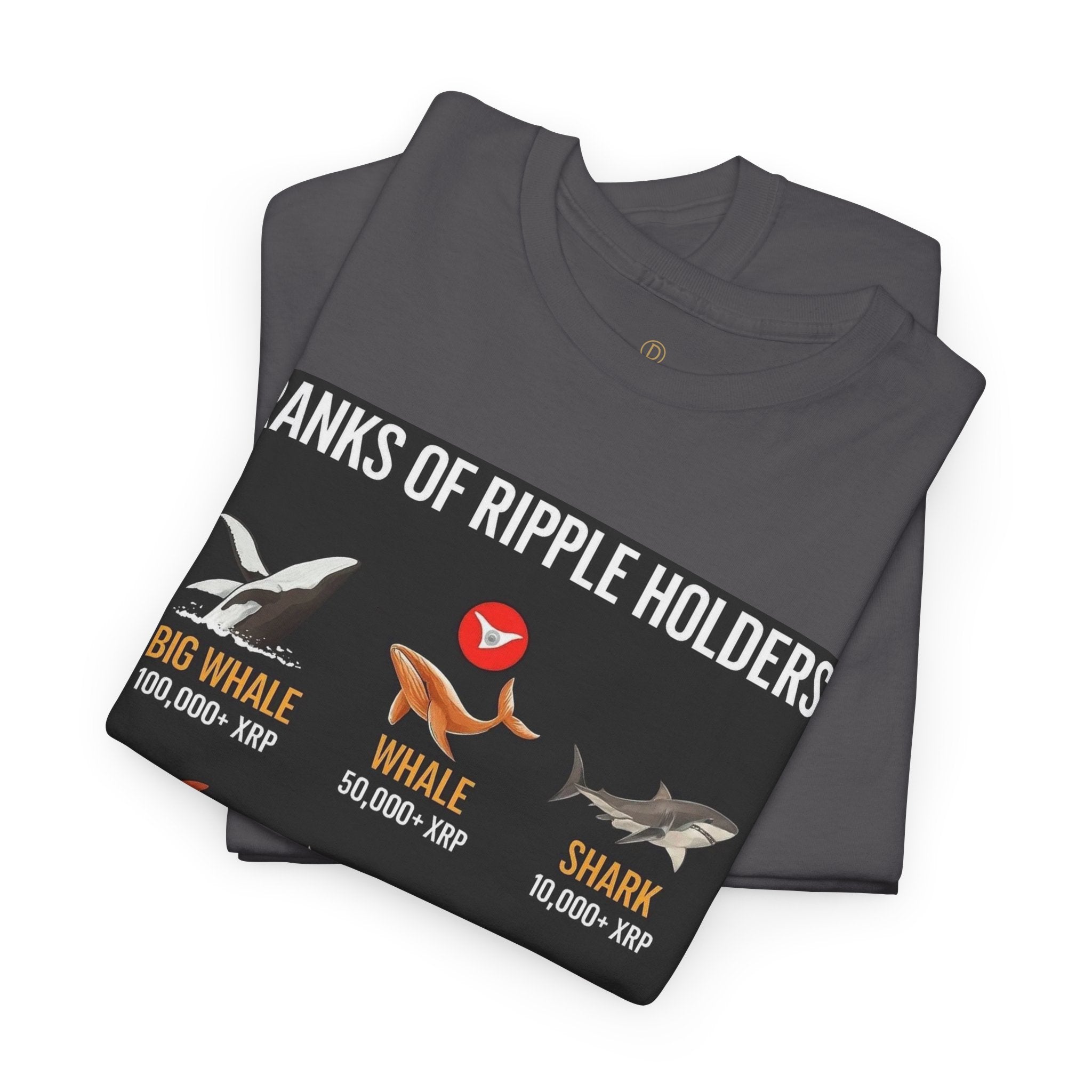 Crypto Ranks T-Shirt – "Ranks of Ripple Holders" Illustrated Guide