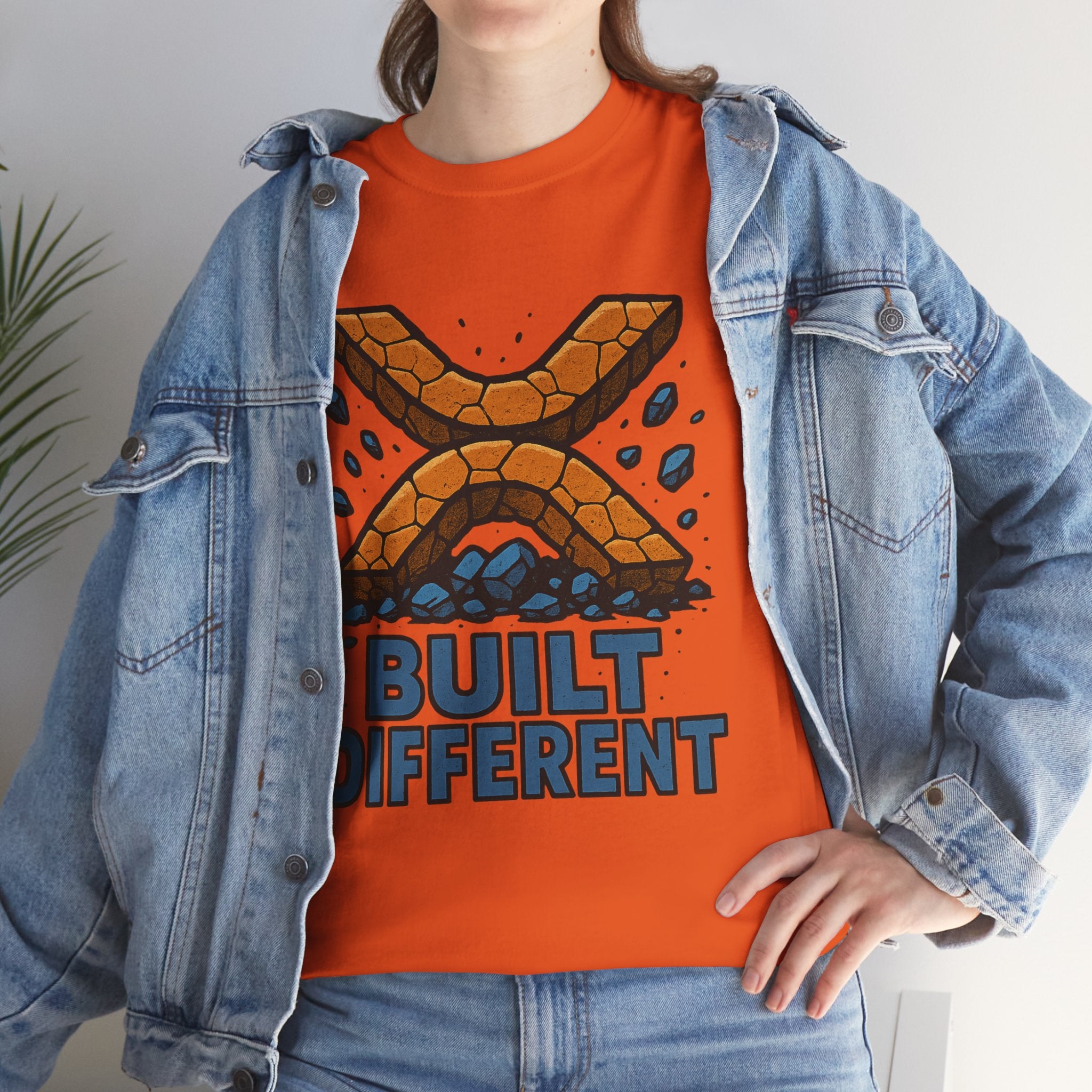Built Different T-Shirt — Rugged Crypto X Design Tee
