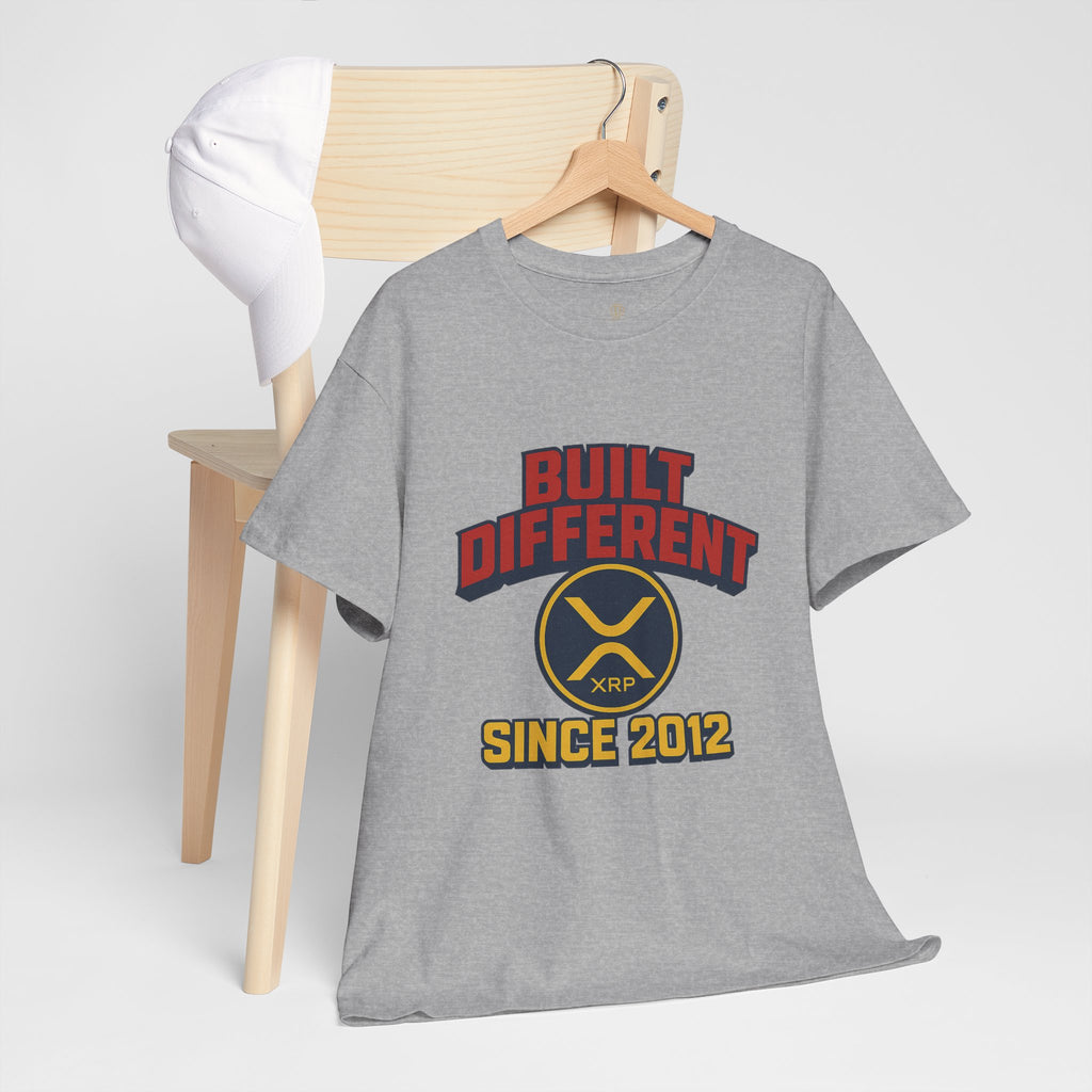 Built Different Since 2012 T-Shirt – Retro XRP Logo Tee