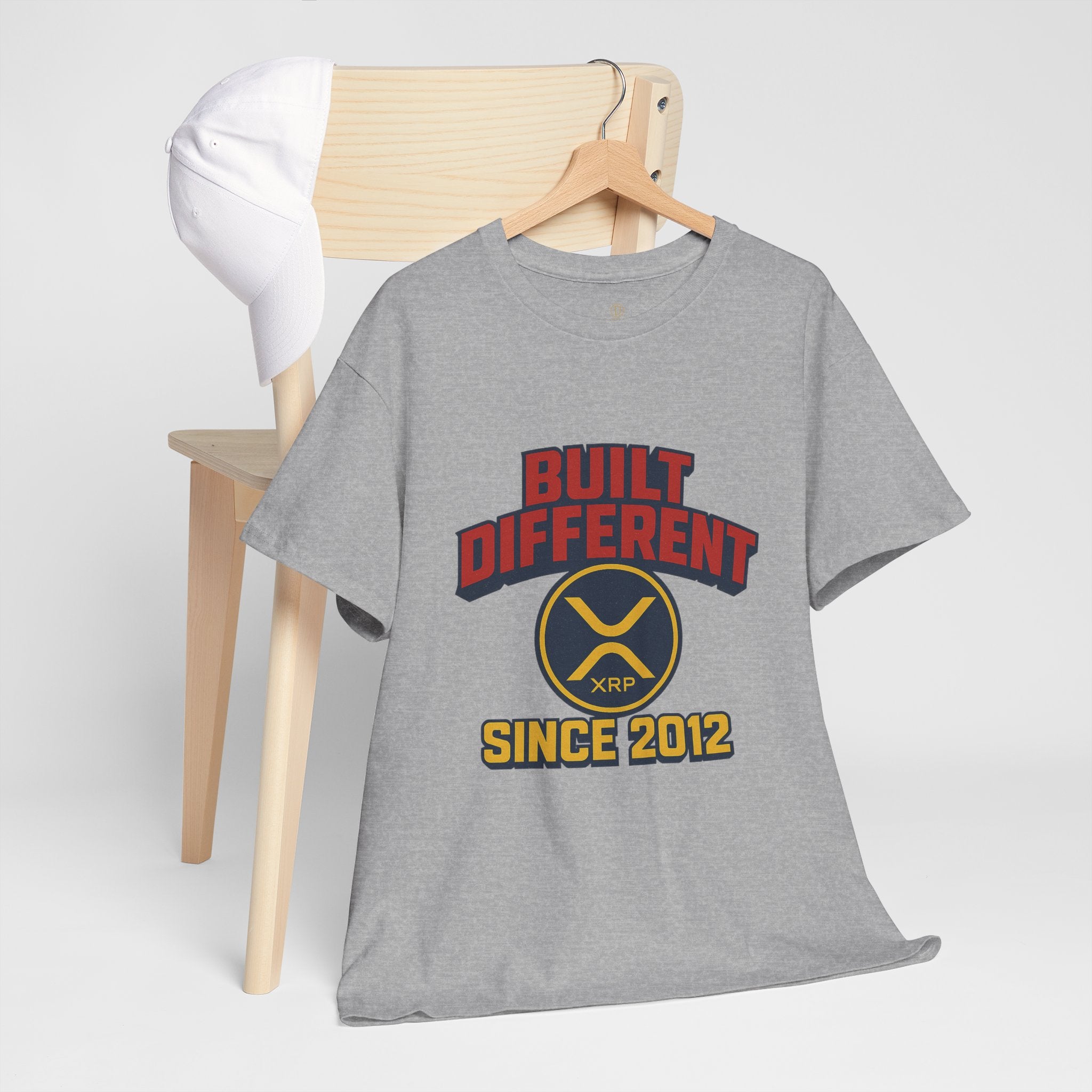 Built Different Since 2012 T-Shirt – Retro XRP Logo Tee