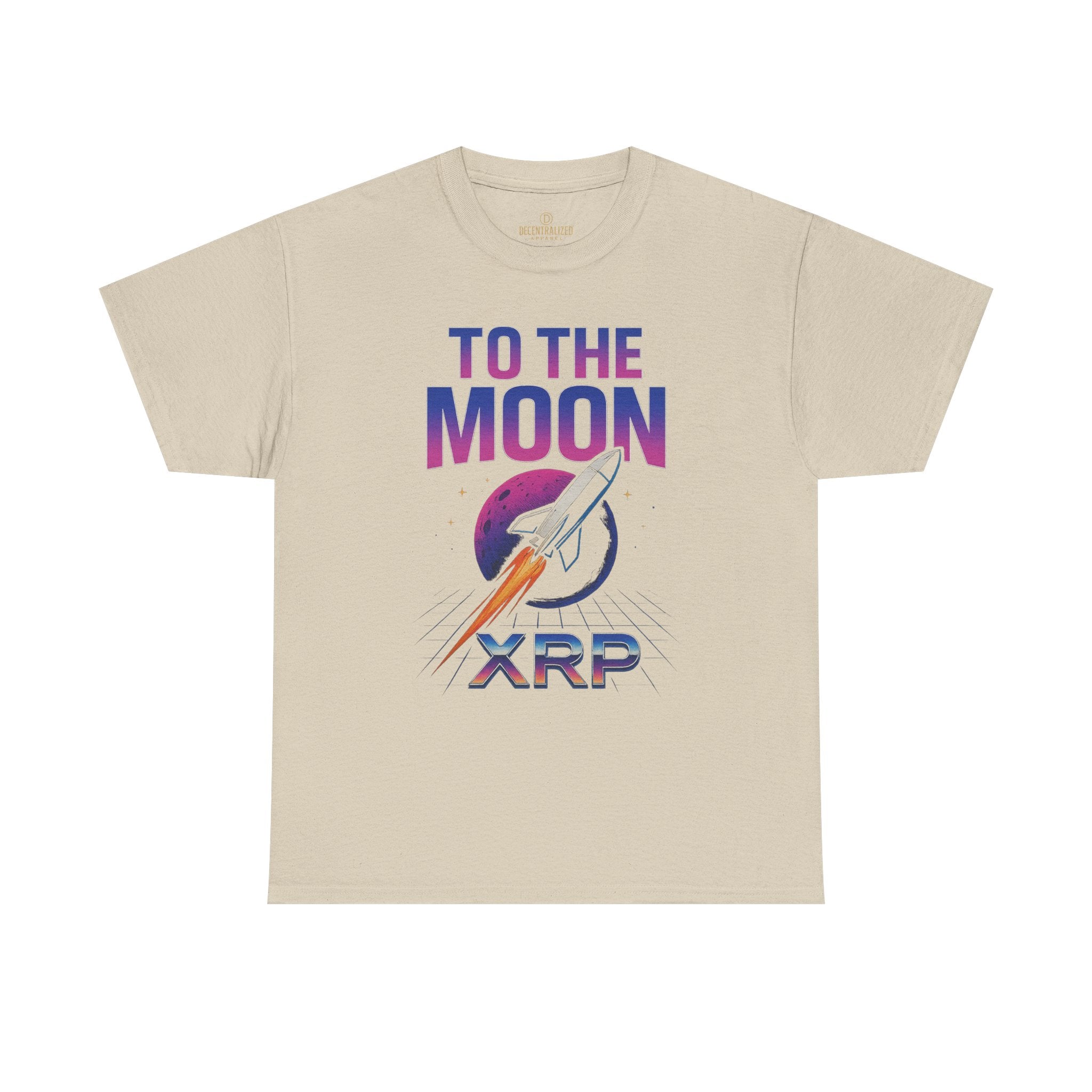 XRP 'To The Moon' T-Shirt — Crypto Investor Rocket Tee