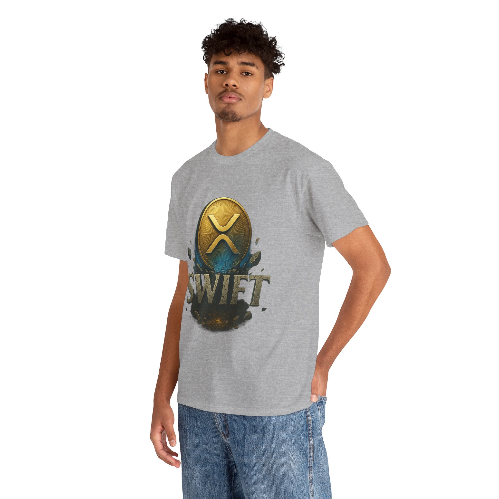 XRP Swift Cryptocurrency T‑Shirt — Ripple Coin Logo Graphic Tee