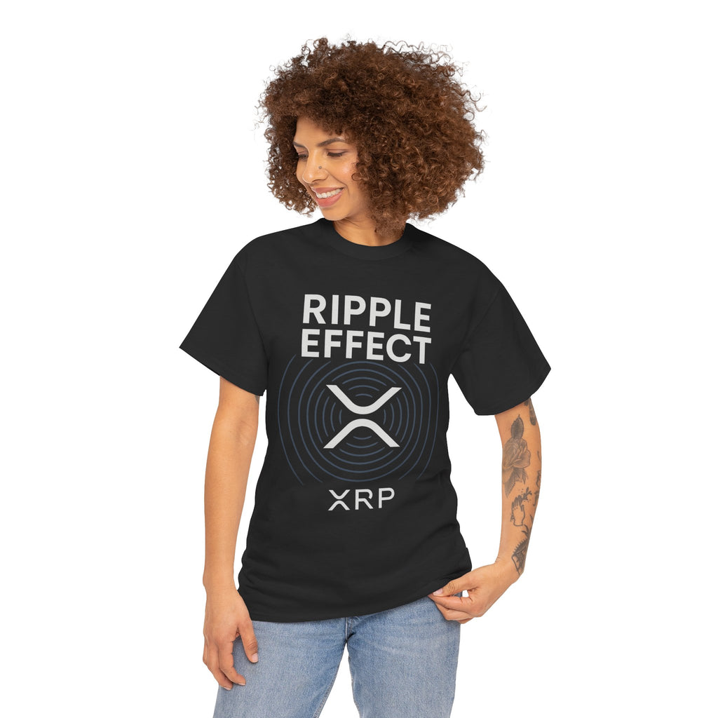 Ripple Effect XRP Tee — Minimal Cryptocurrency Logo T-Shirt