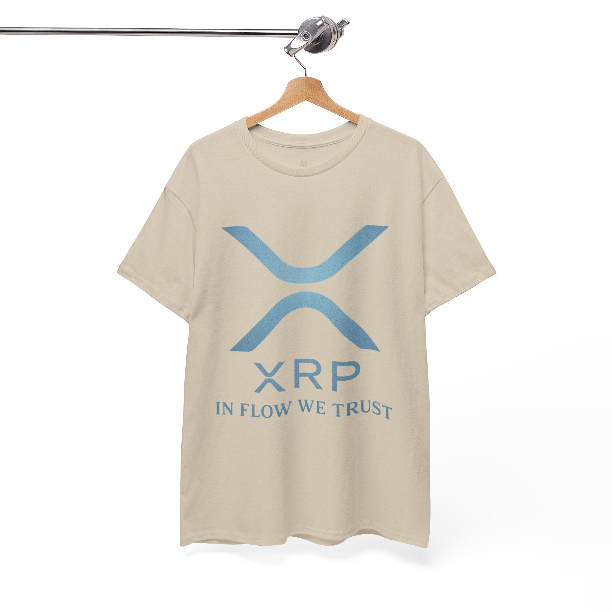 XRP Crypto Tee — "In Flow We Trust" Ripple Logo T-Shirt