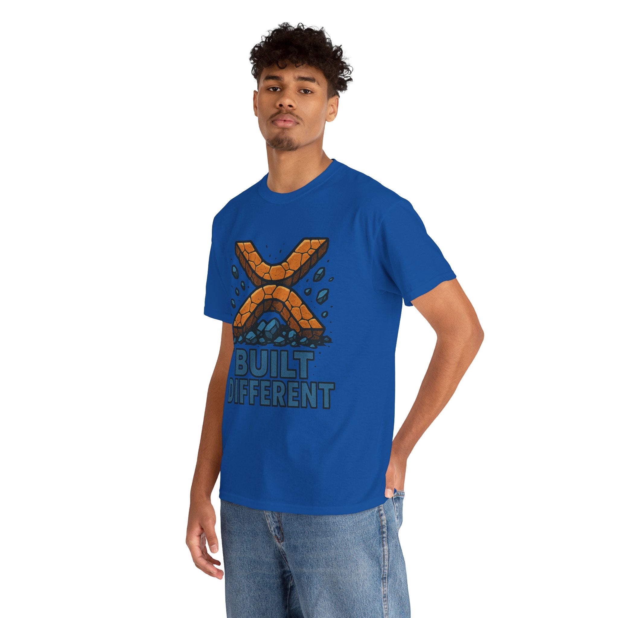 Built Different T-Shirt — Rugged Crypto X Design Tee
