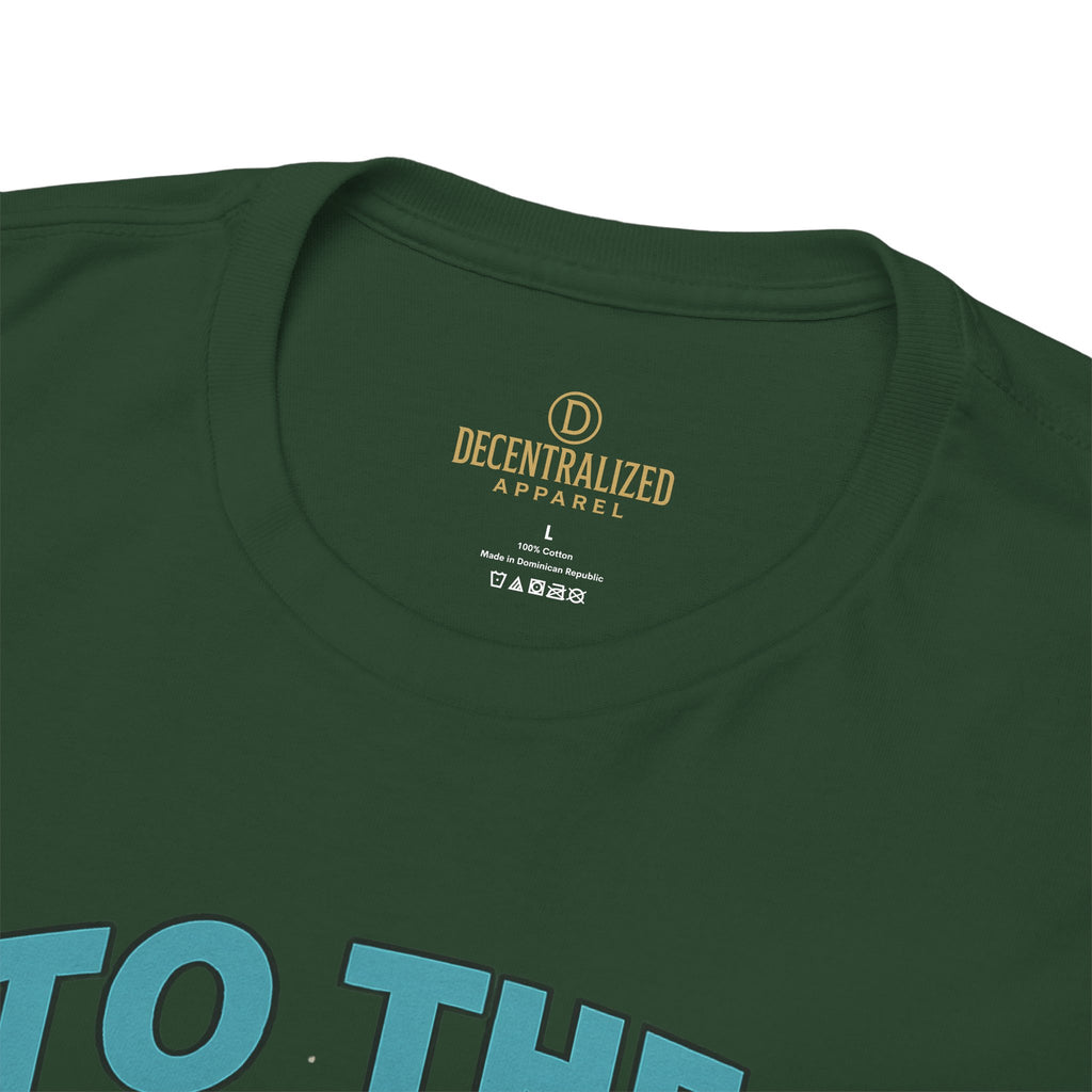 To The Moon Rocket T-Shirt — Space Graphic Tee for Crypto & Space Enthusiasts