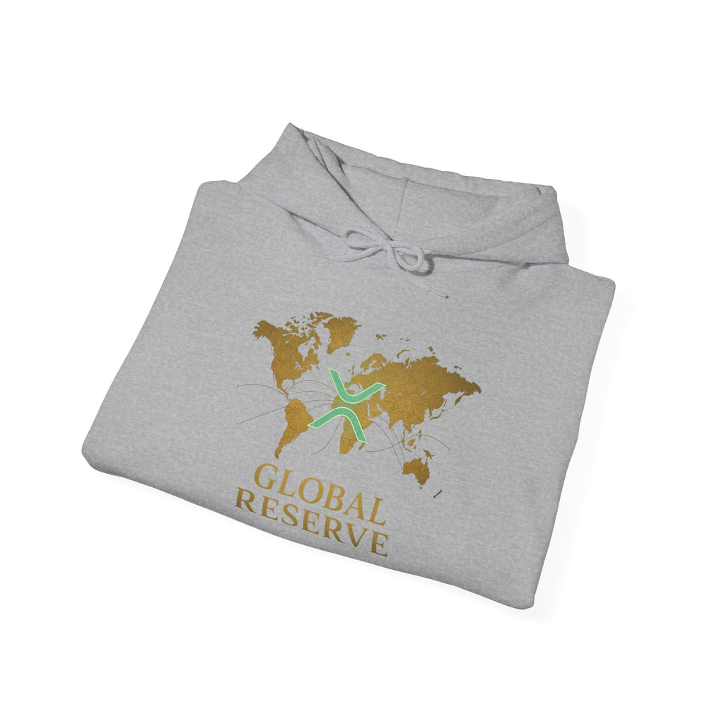 Global Reserve Hoodie — World Map Logo Pullover