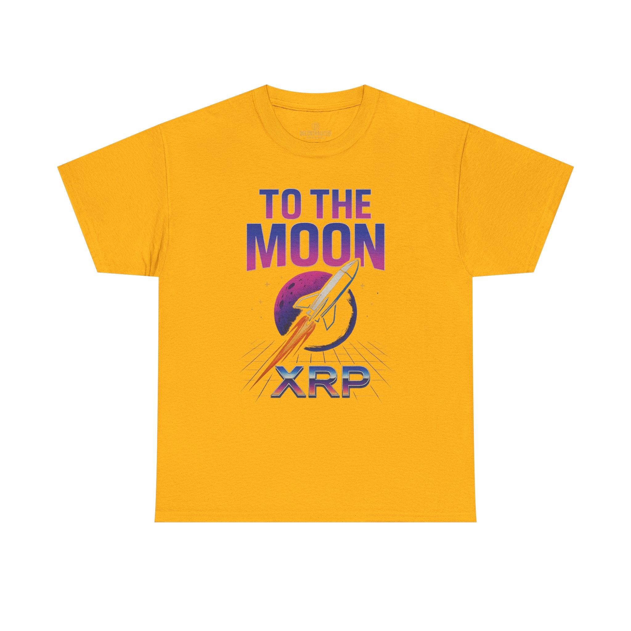 XRP 'To The Moon' T-Shirt — Crypto Investor Rocket Tee